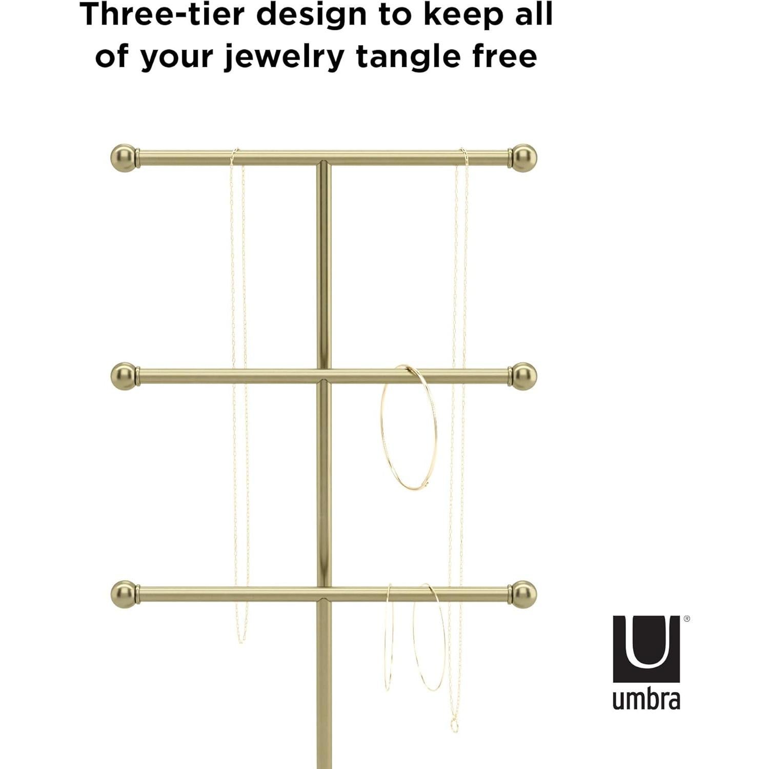 Organizador de Joyería Colgante Umbra Trigem 3 Niveles 48 cm