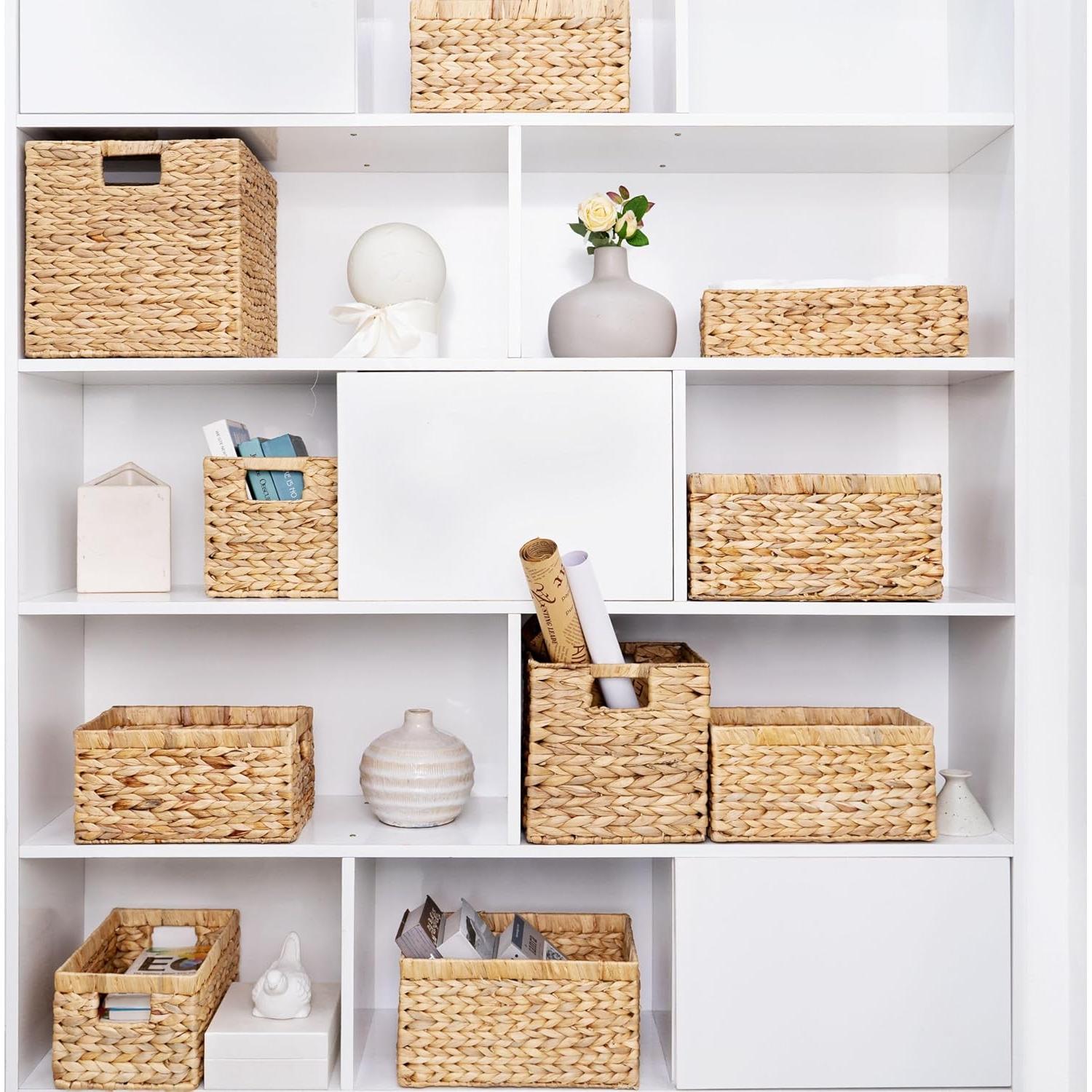 Juego de 3 Soportes de Papel Higiénico M4DECOR de Mimbre