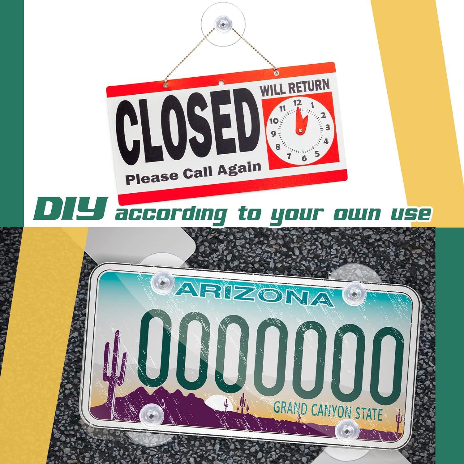 20 Ventosas Adhesivas Zopeal 40 mm PVC Transparente Reutilizables