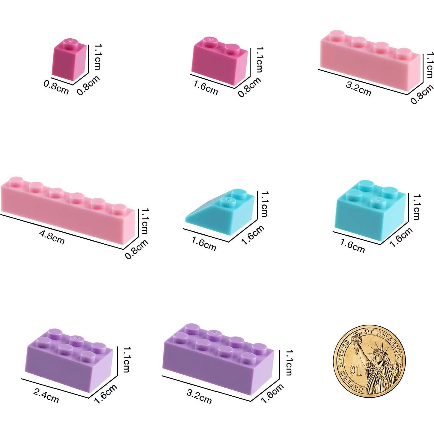 Juego de Ladrillos de Construcción Clásicos 1000 Piezas