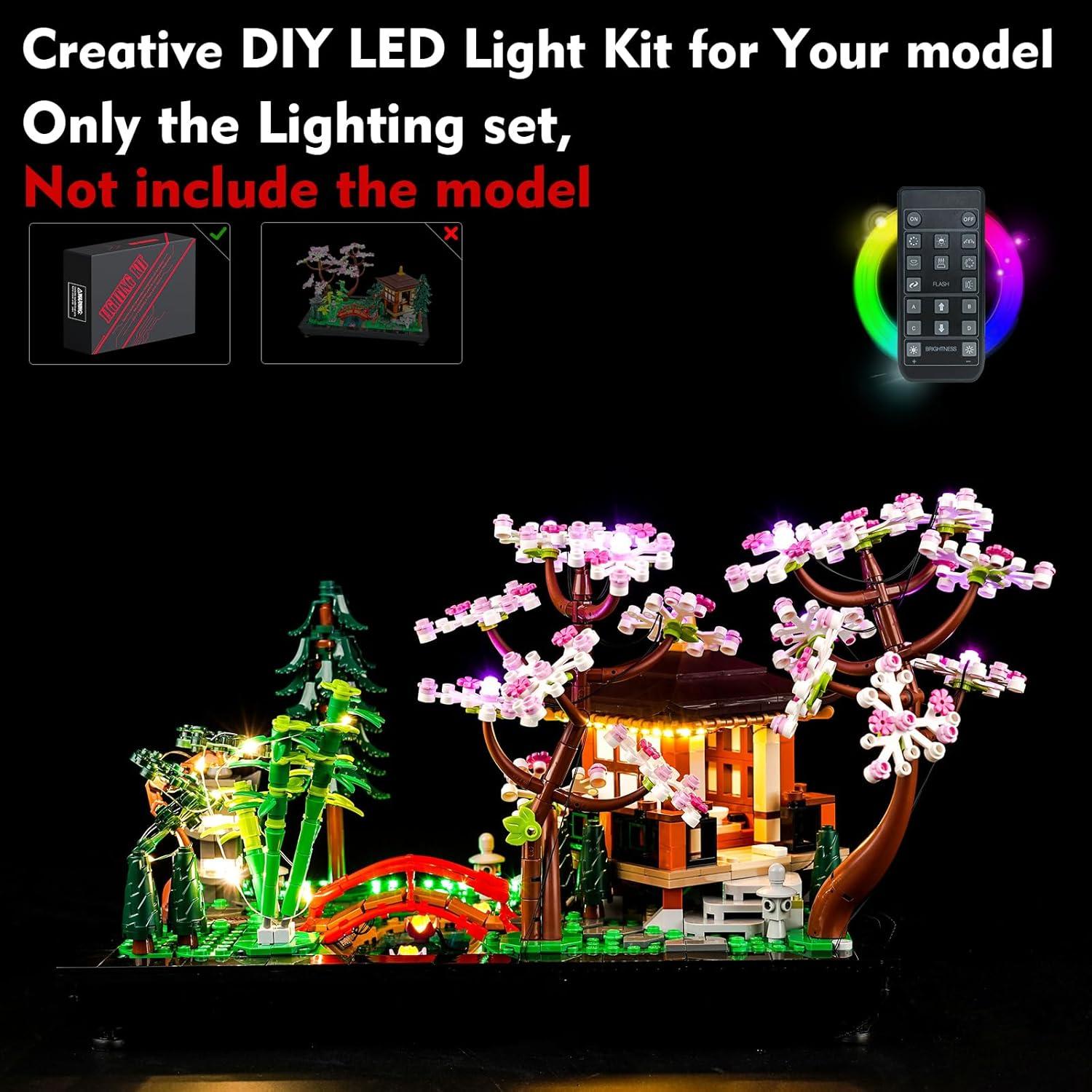 Kit de Luz LED LocoLee para LEGO Jardín Tranquilo 10315