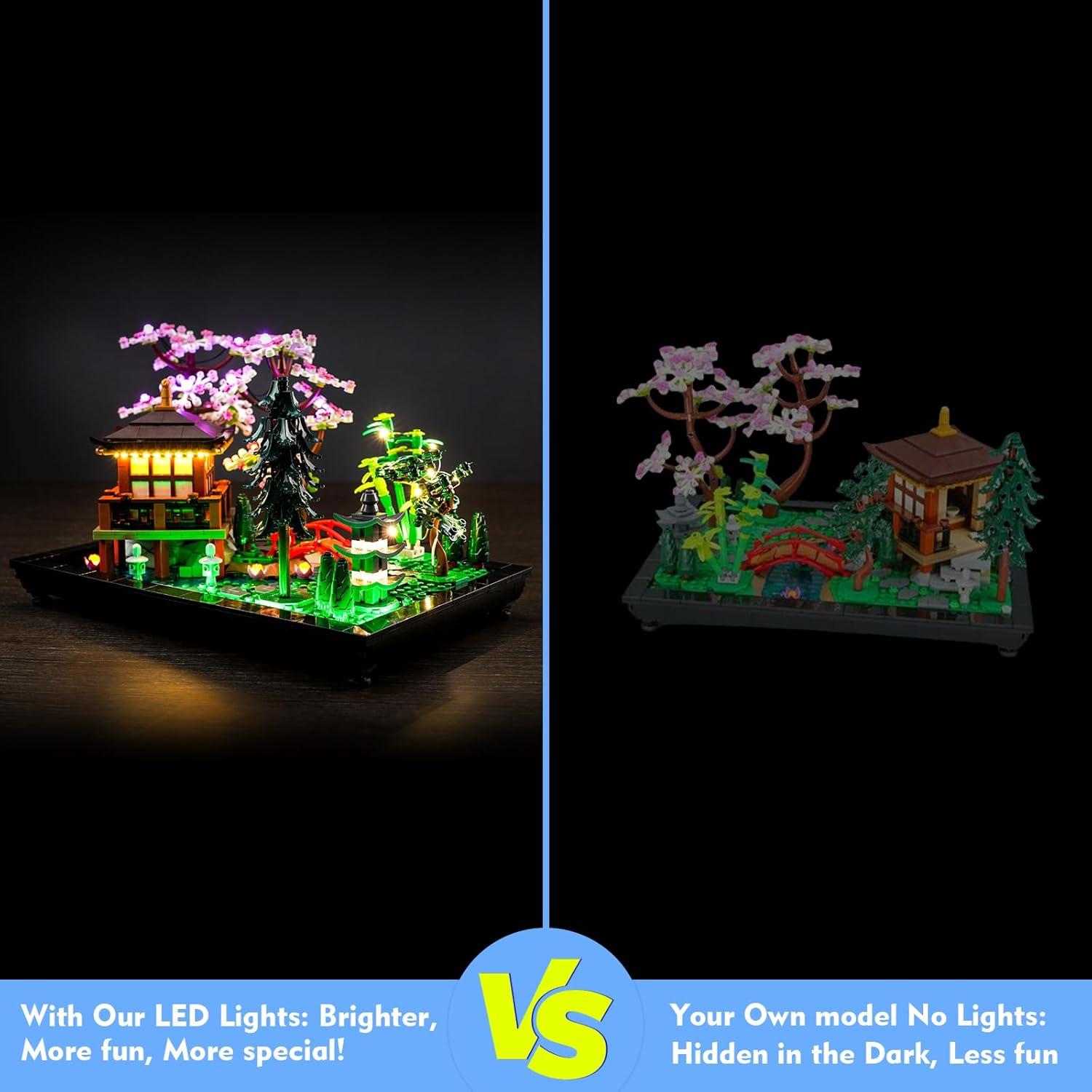 Kit de Luz LED LocoLee para LEGO Jardín Tranquilo 10315