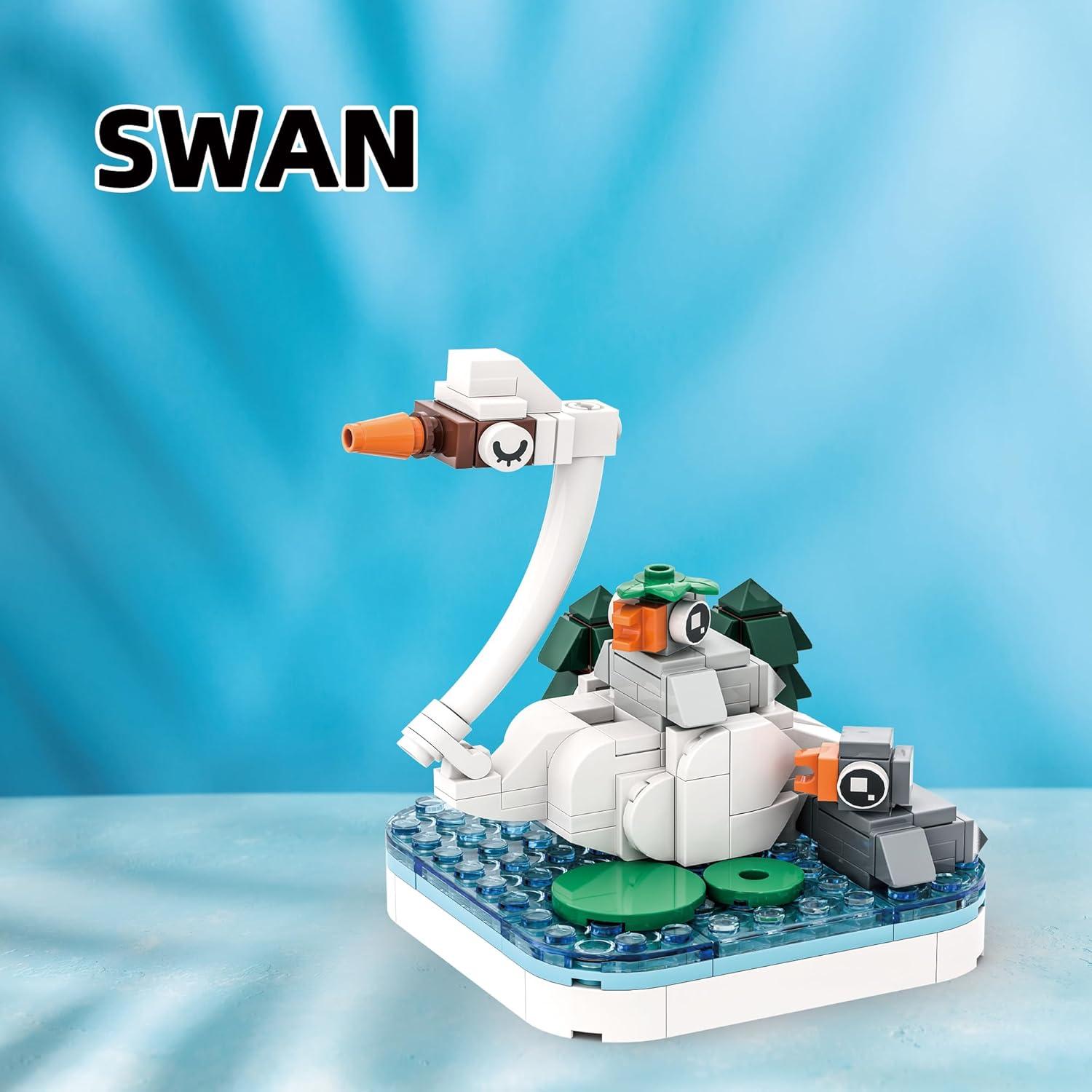 Apostrophe Games Kit de Bloques Aves 900 Piezas 6 Modelos