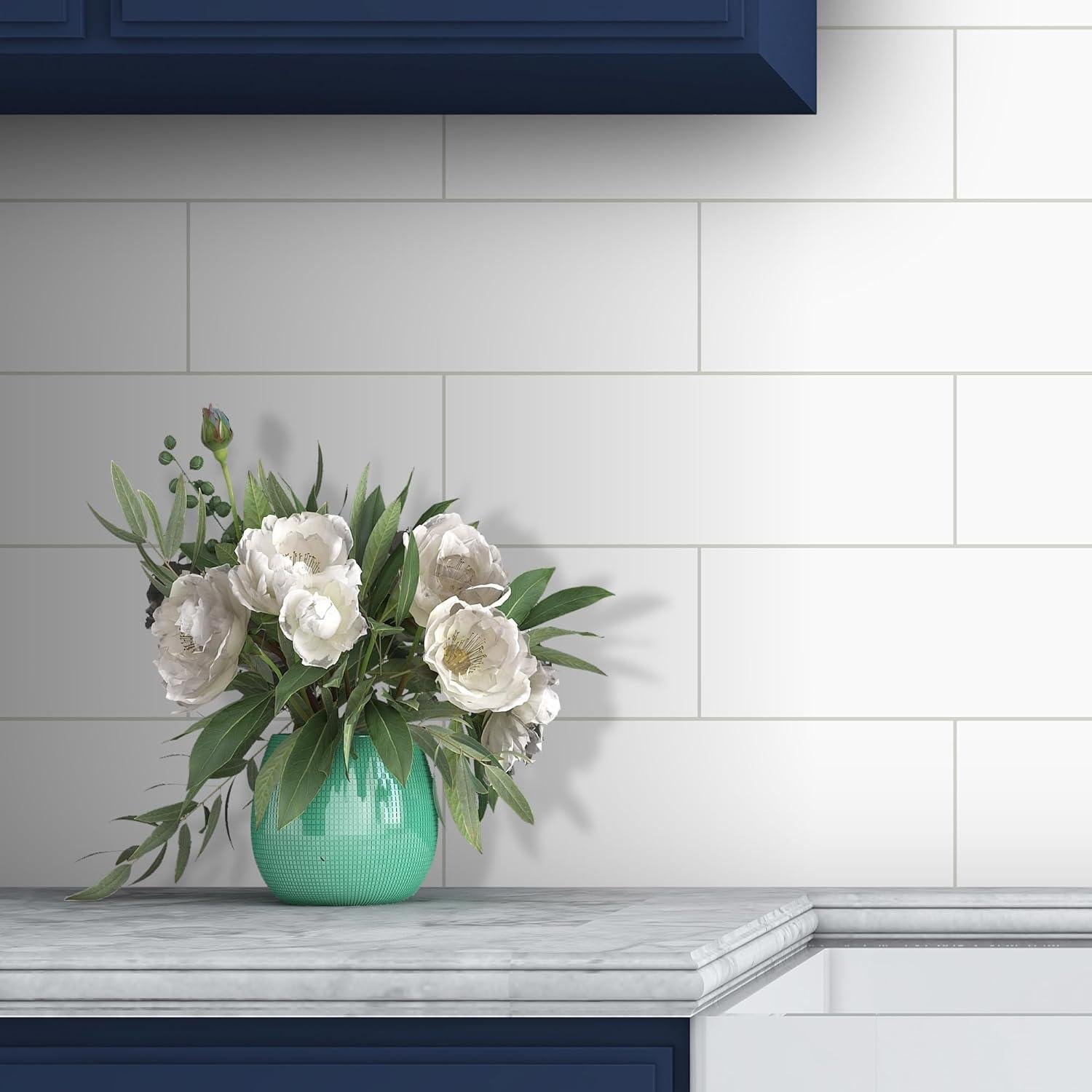 30 Hojas Azulejos Subway Autoadhesivos INNO STICKERS 4x30cm