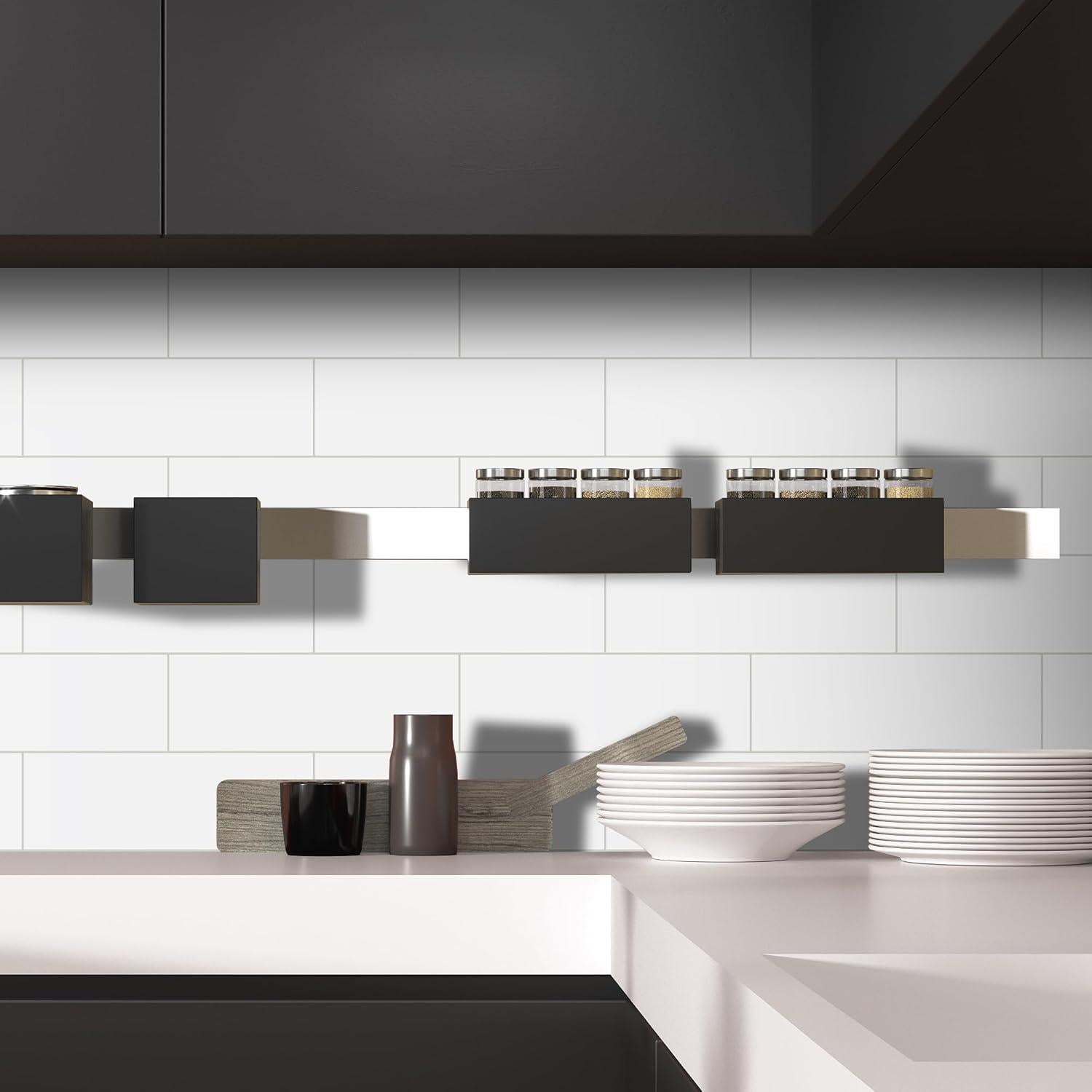 30 Hojas Azulejos Subway Autoadhesivos INNO STICKERS 4x30cm