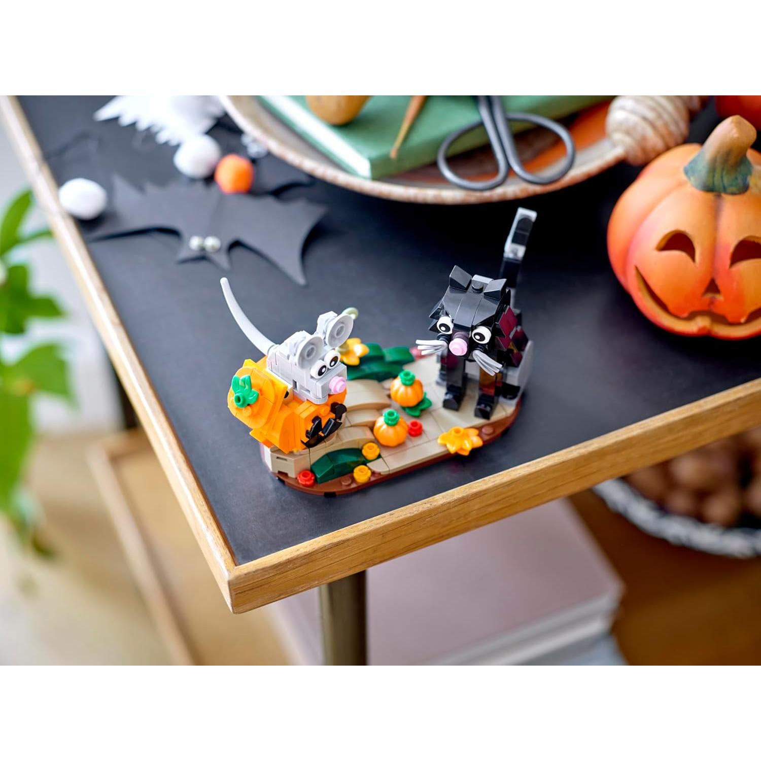 LEGO Gato y Ratón de Halloween 40570 Decoración 328 Piezas