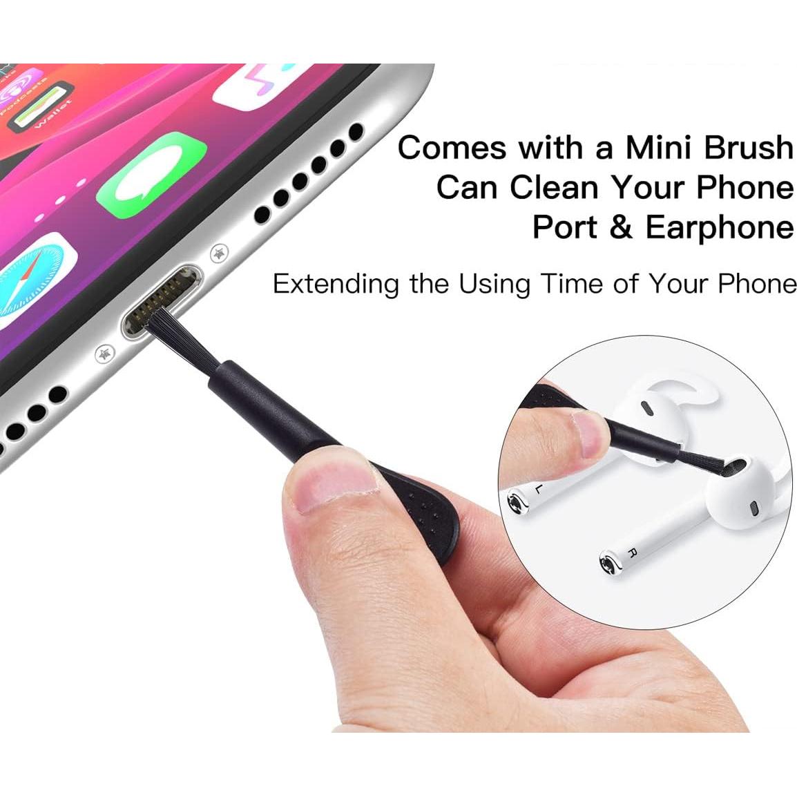 20 Tapones Anti Polvo para iPhone 14, 13, 12, 11 y más