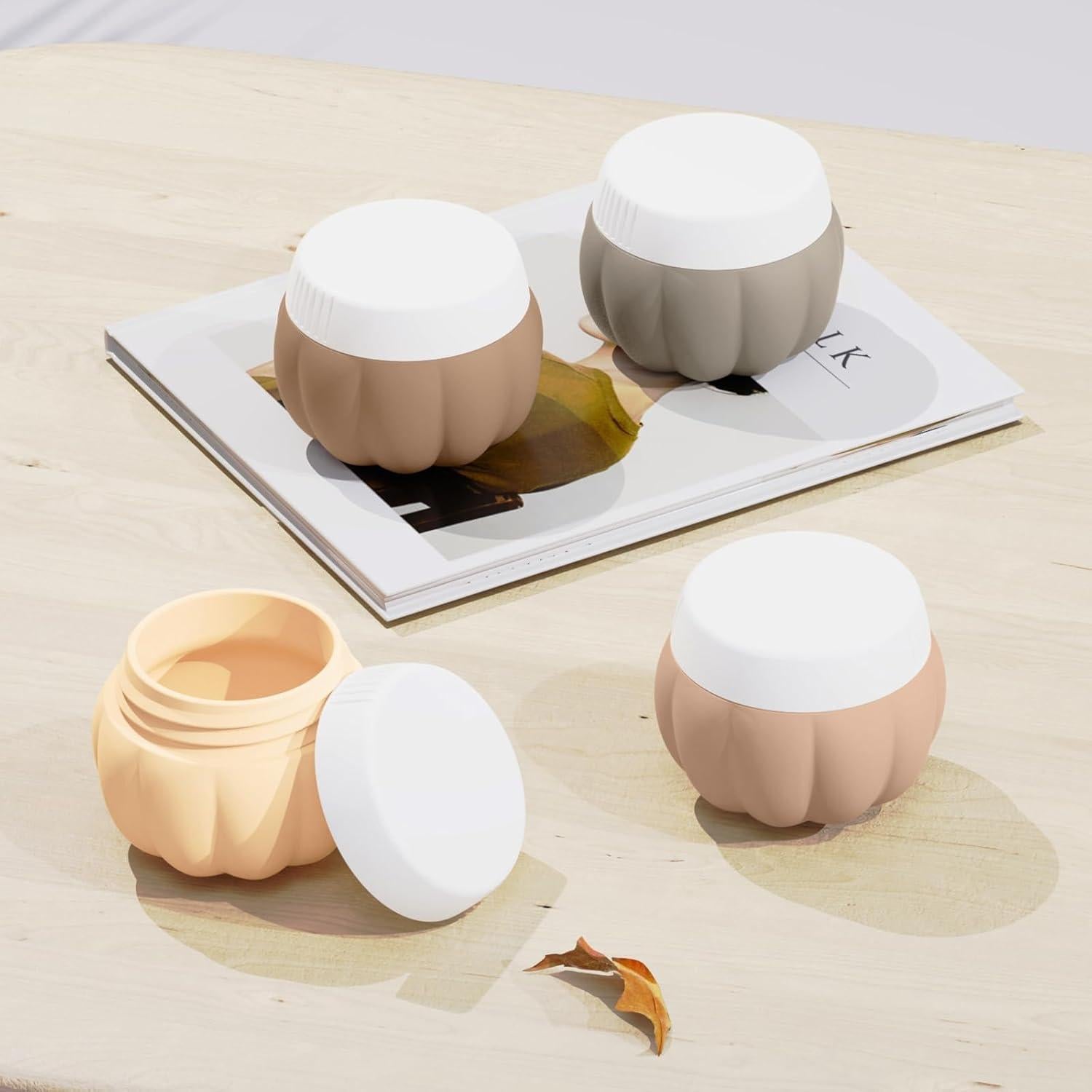 Contenedores de Viaje Redfly 4 Tarros Silicona 29.57 ml A prueba de Fugas