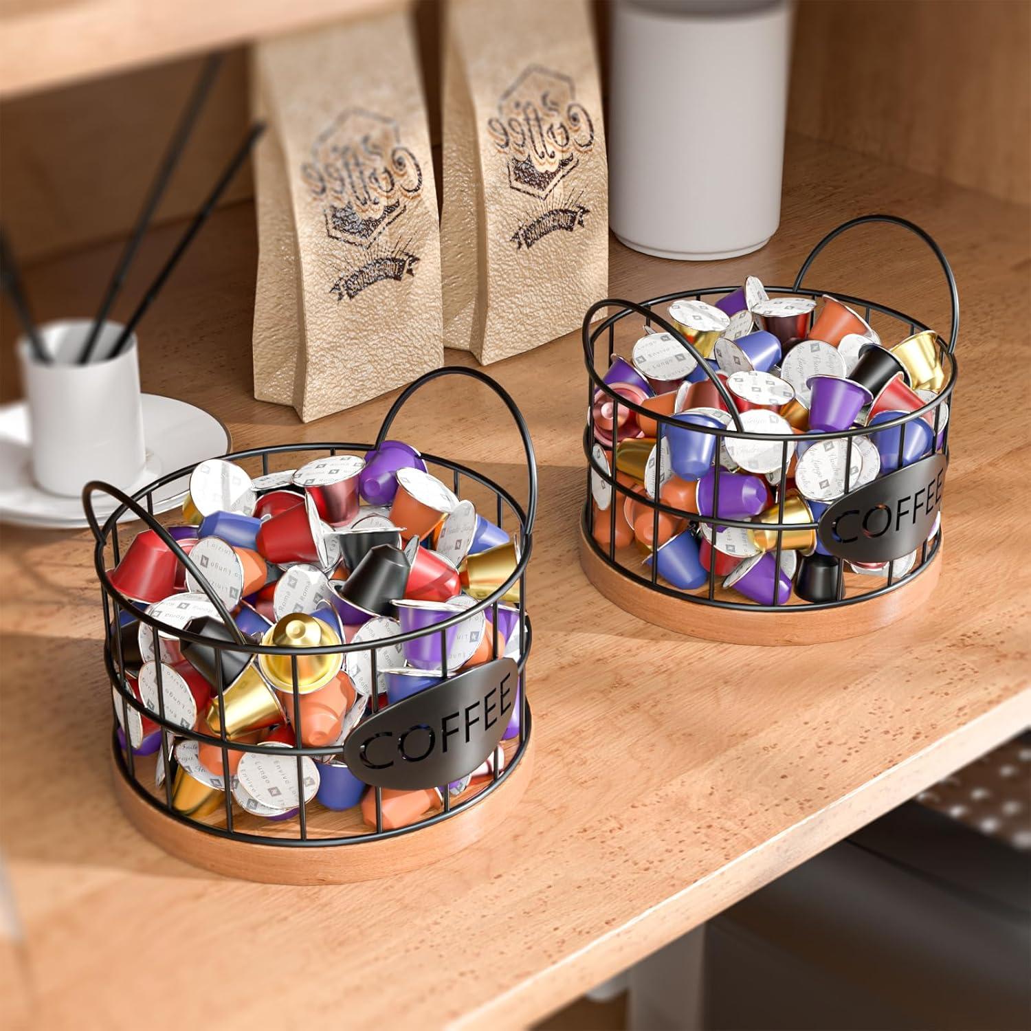 Soporte para cápsulas de café APOIMNA Negro 12.7x12.7 cm