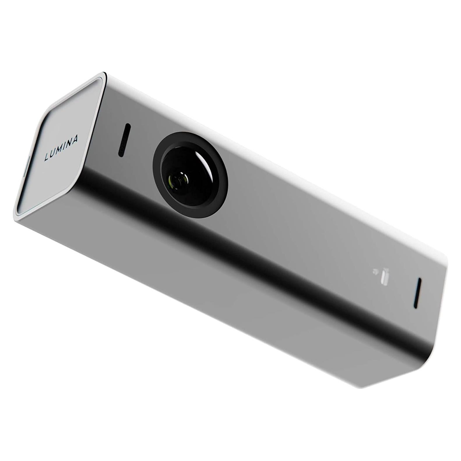 Cámara Web 4K LUMINA LX011 Gris Atómico con IA y Micrófonos