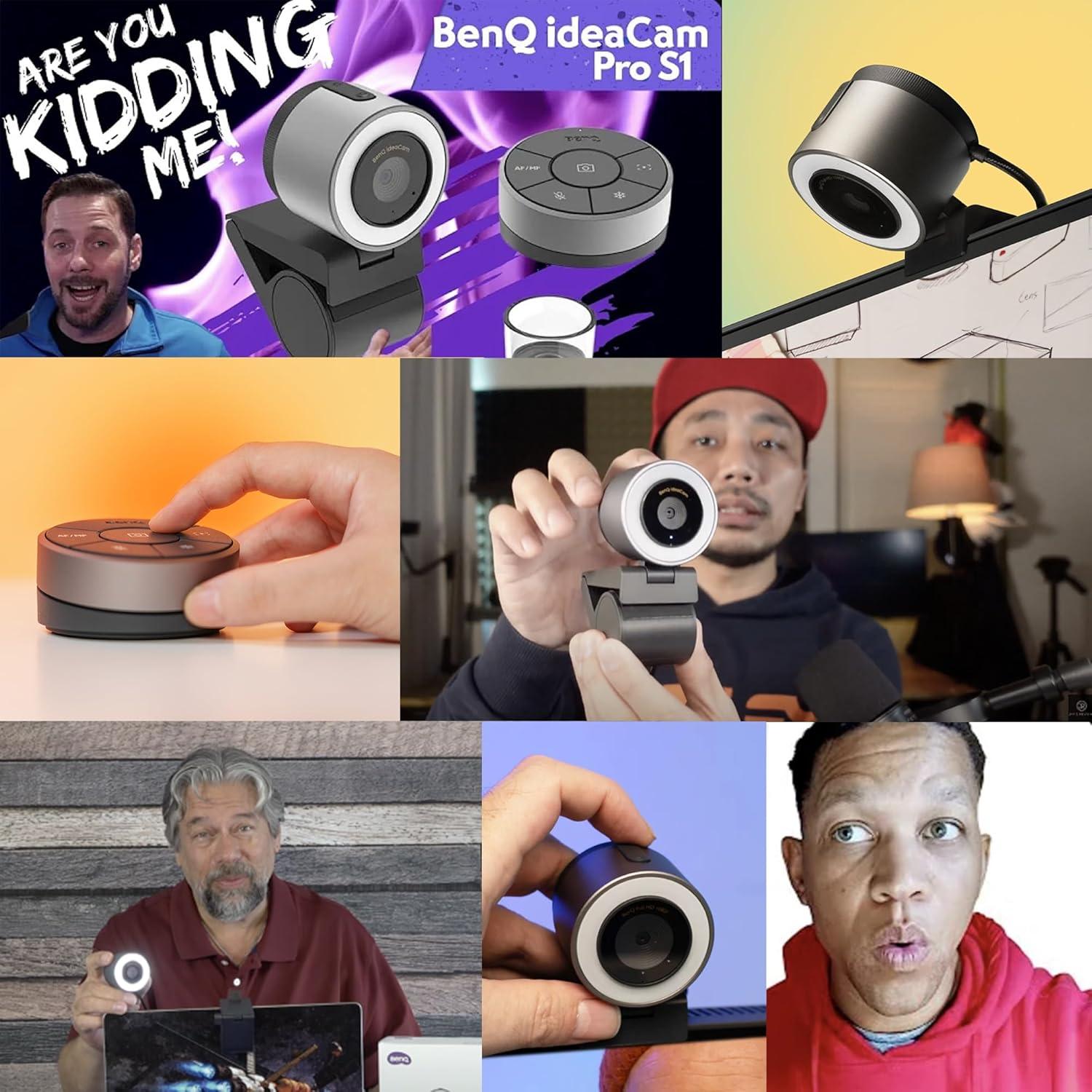 Webcam BenQ ideaCam S1 Plus con Lente Macro 15X y Luz