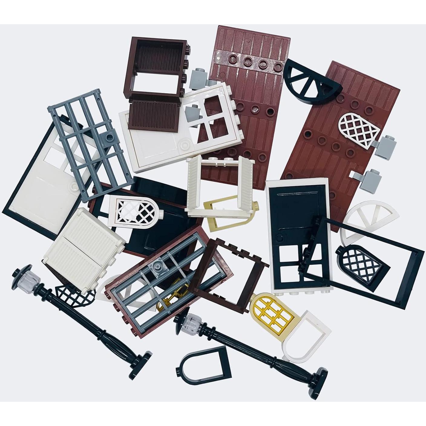 Kit de Accesorios para Ladrillos de Construcción - 52 Piezas