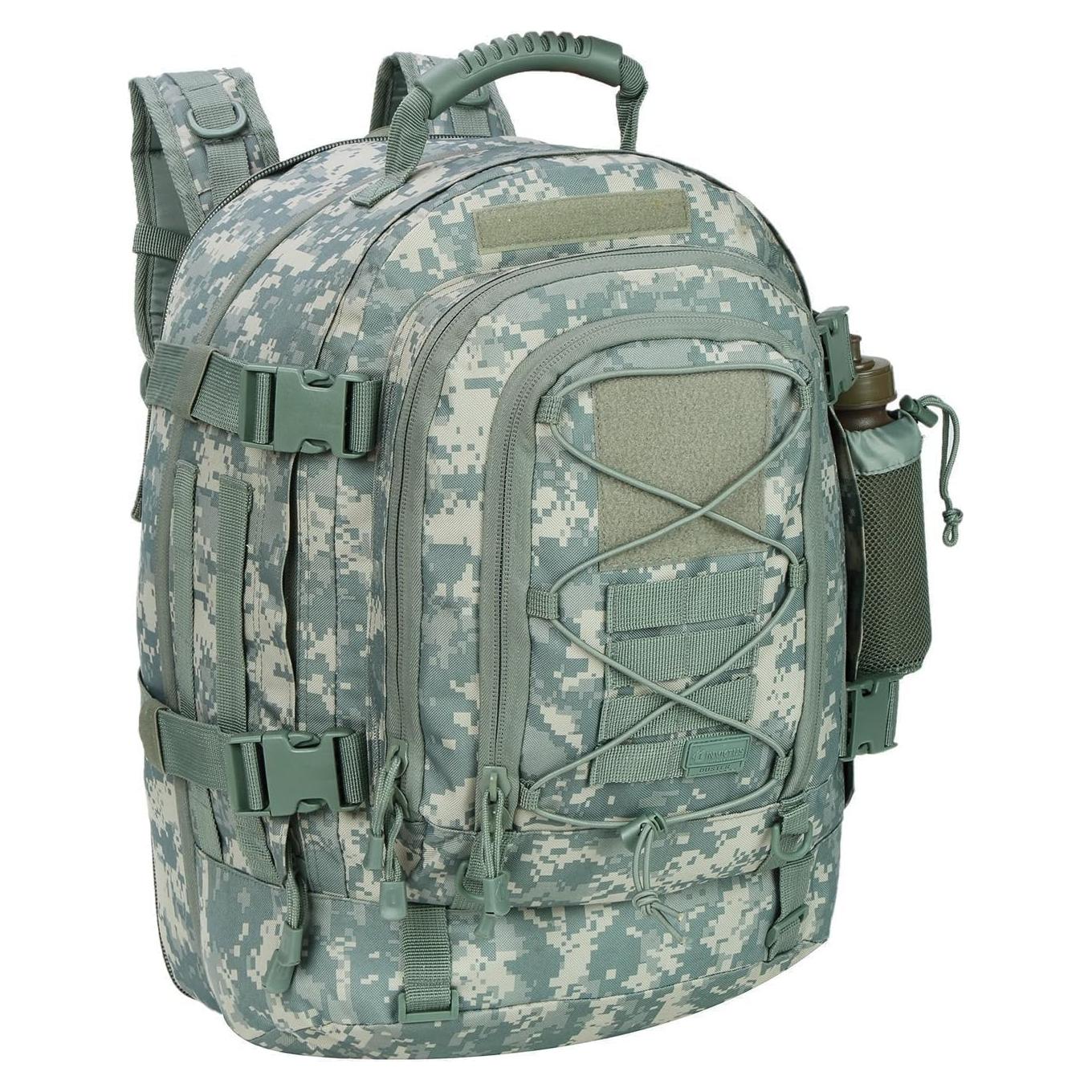 Mochila táctica militar expandible 39-64L Acu senderismo