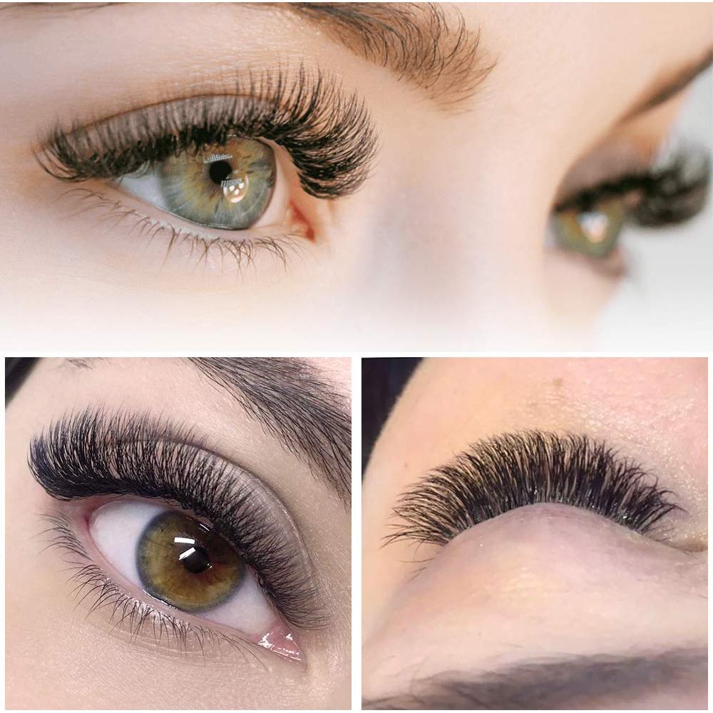 Extensiones de Pestañas Premontadas PRO LASH 3D C 0.07 9-16mm