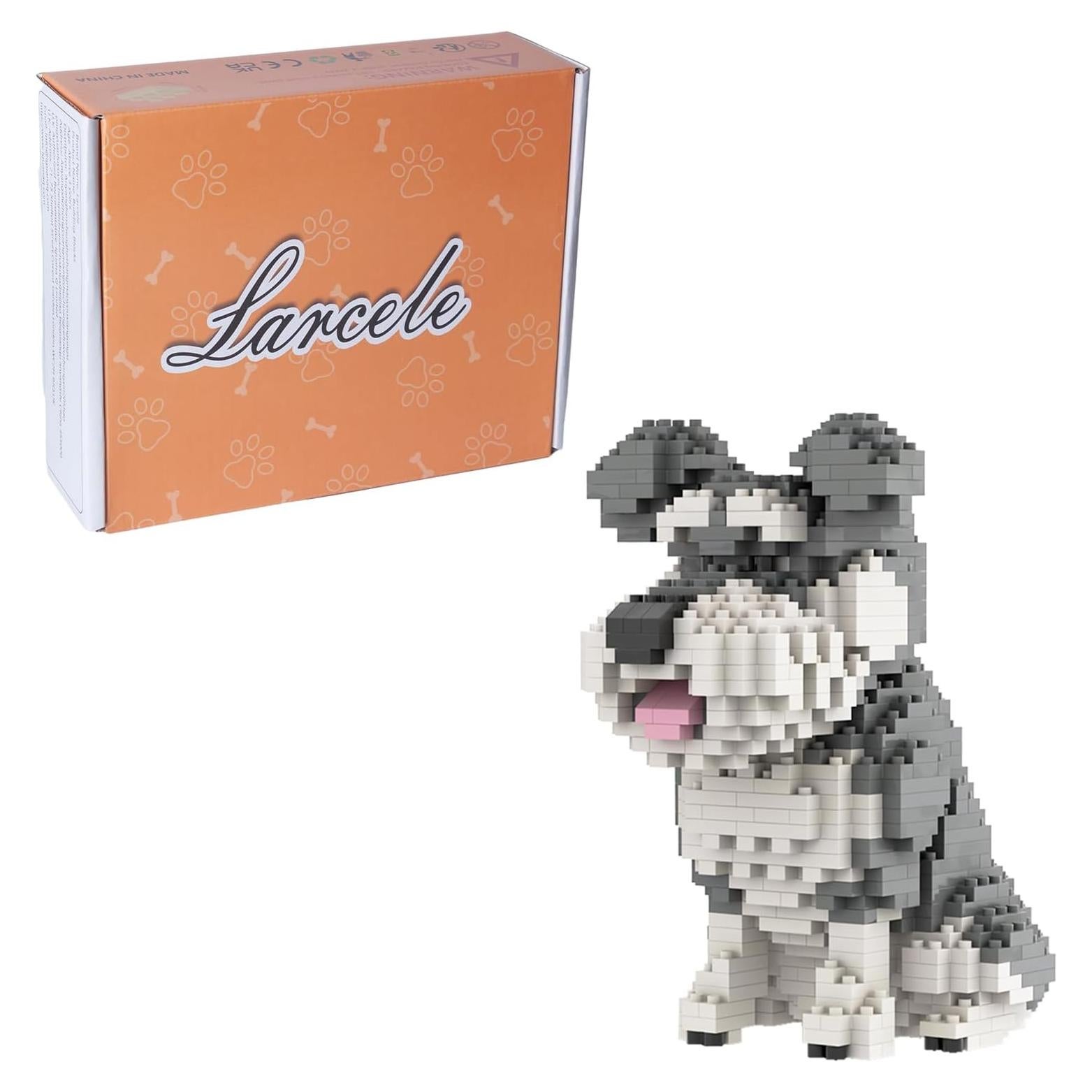 Conjunto de Bloques de Construcción Larcele Schnauzer 934 Piezas