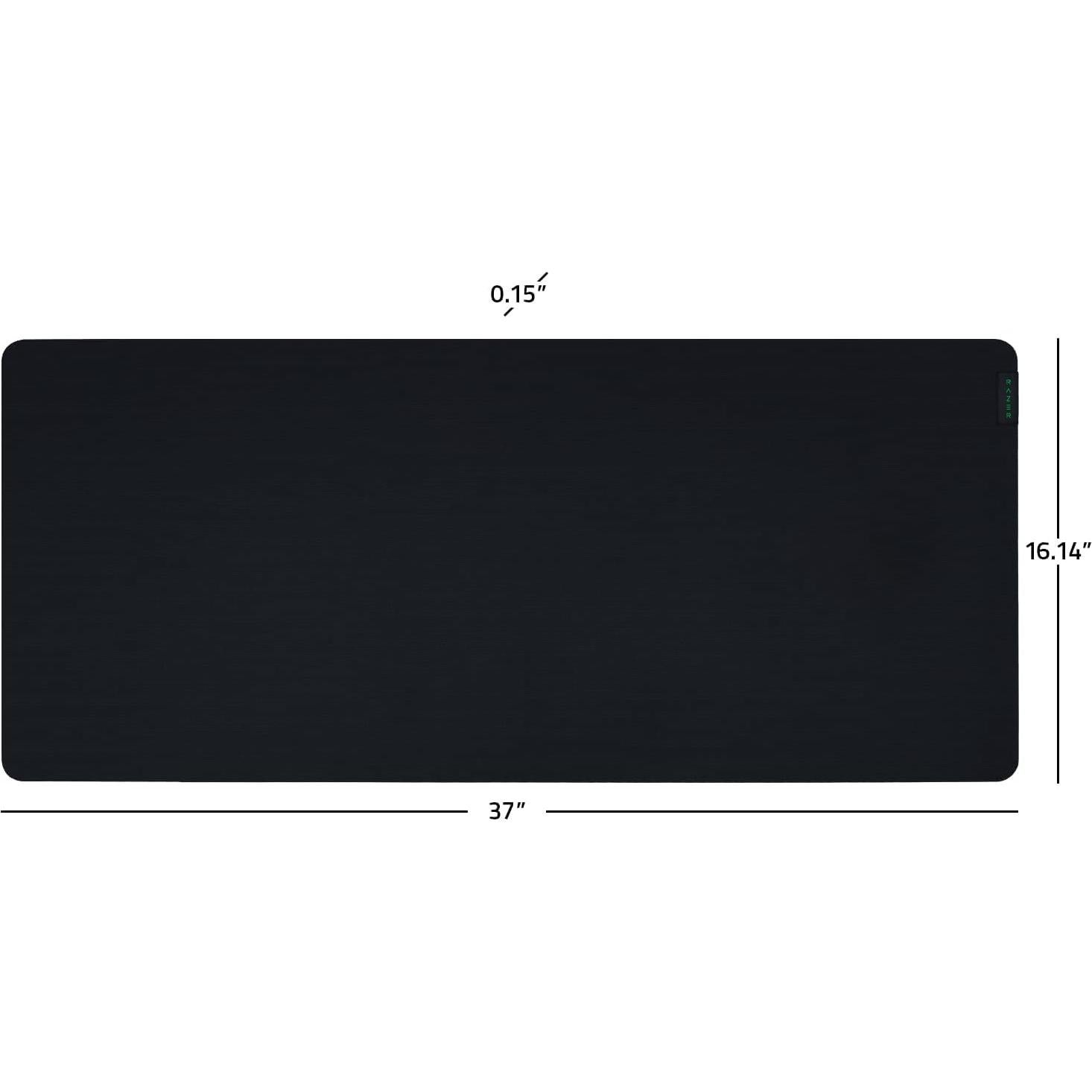 Razer Gigantus V2 Cloth Gaming Mouse Pad (XXL): Thick, High-Density Foam - Non-Slip Base - Classic Black