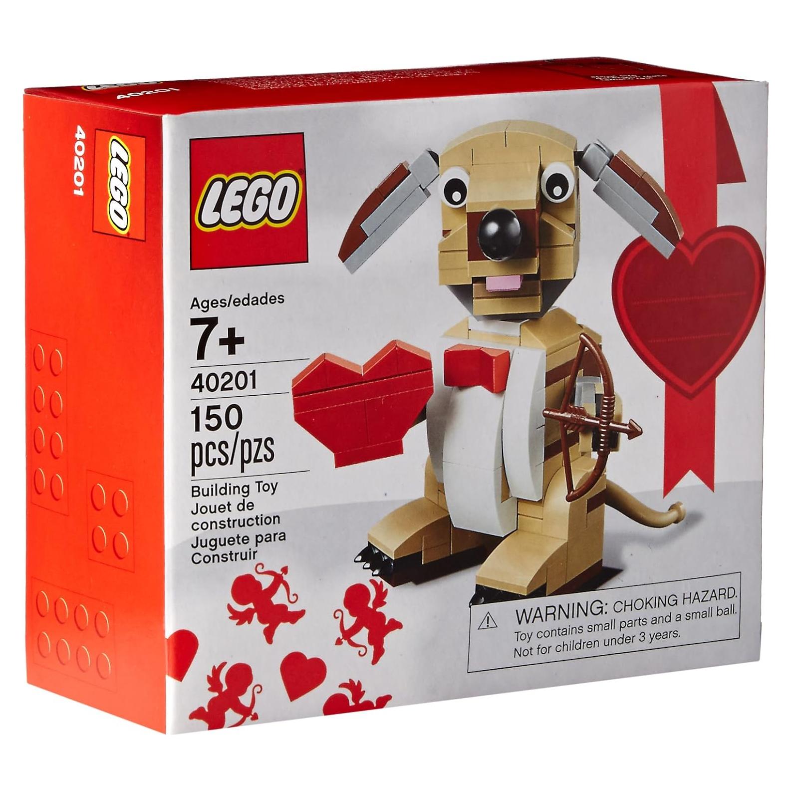 LEGO Perro Cupido 40201 San Valentín 145 Piezas 10cm