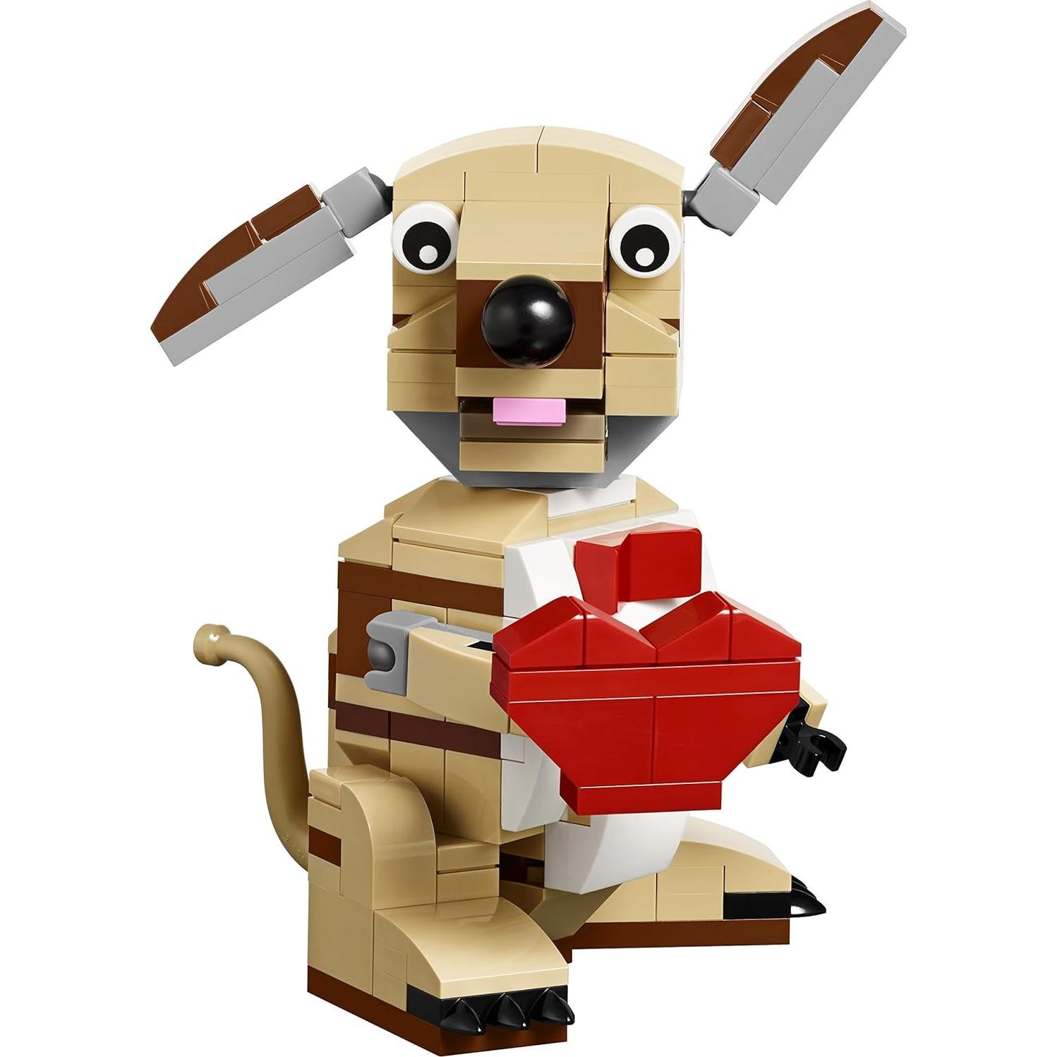 LEGO Perro Cupido 40201 San Valentín 145 Piezas 10cm