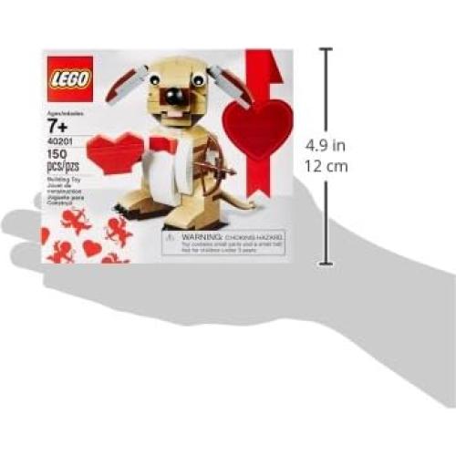 LEGO Perro Cupido 40201 San Valentín 145 Piezas 10cm