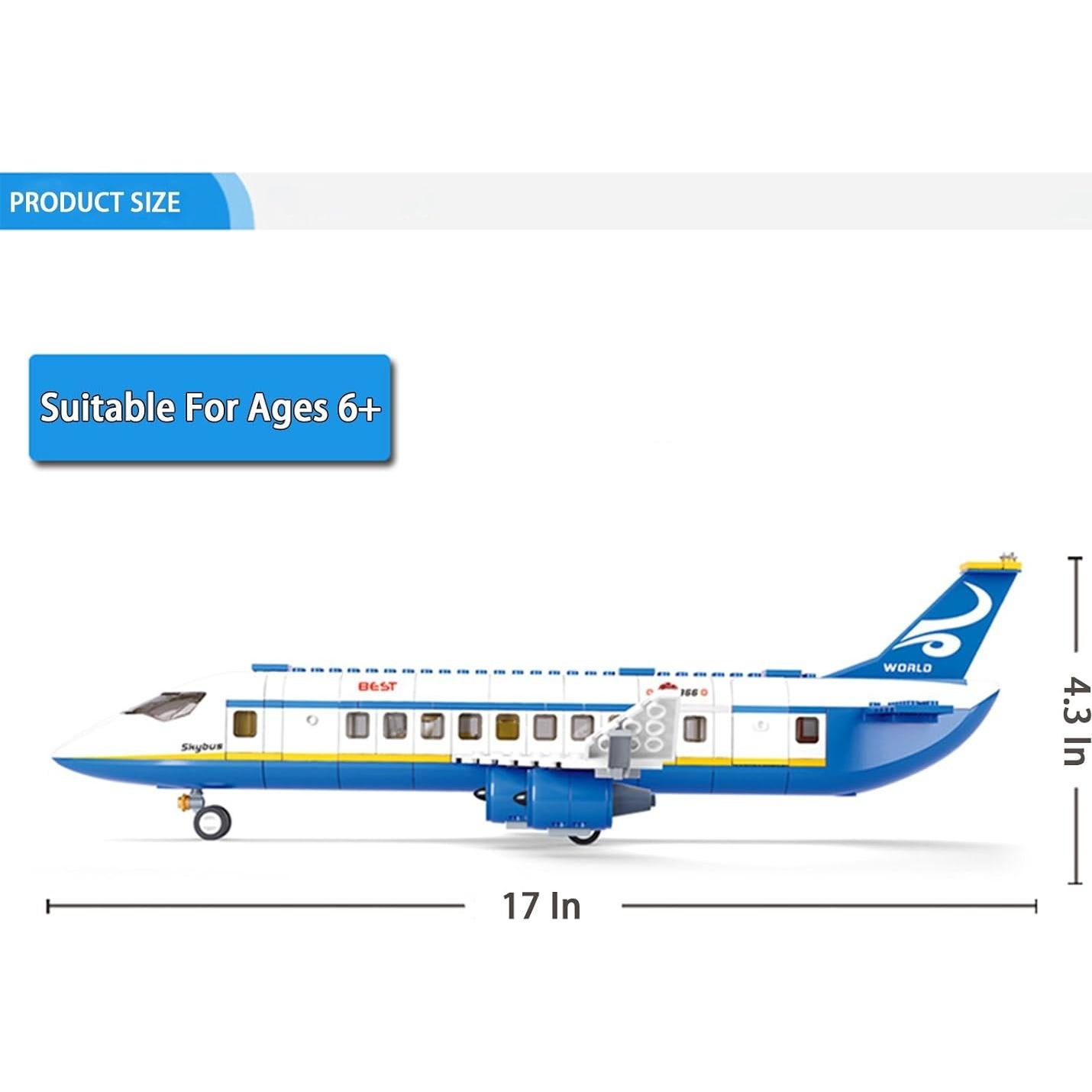 Bloques de Aviación Sluban Airbus M38-B0366 463 piezas