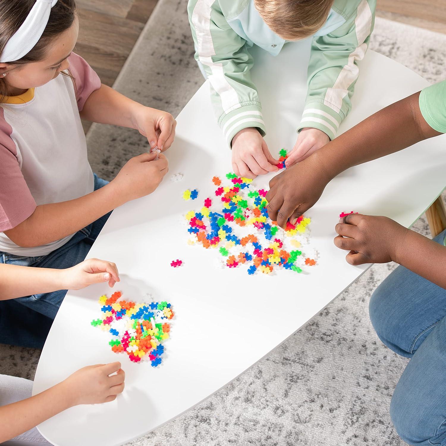 Plus Plus 70 Piezas Bloques de Construcción Neón para Niños