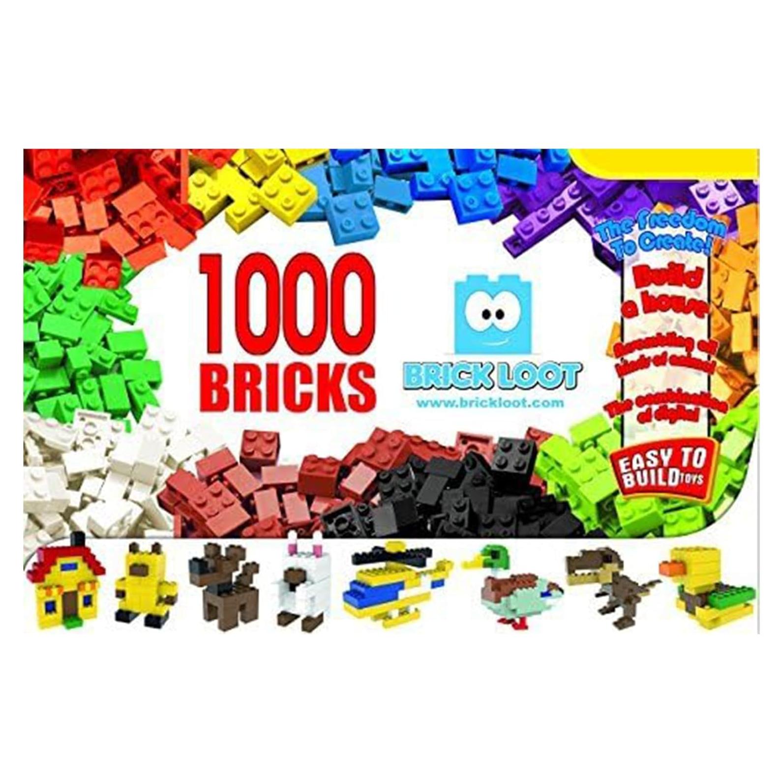 Set de Ladrillos de Construcción Brick Loot 1070 Piezas 6+