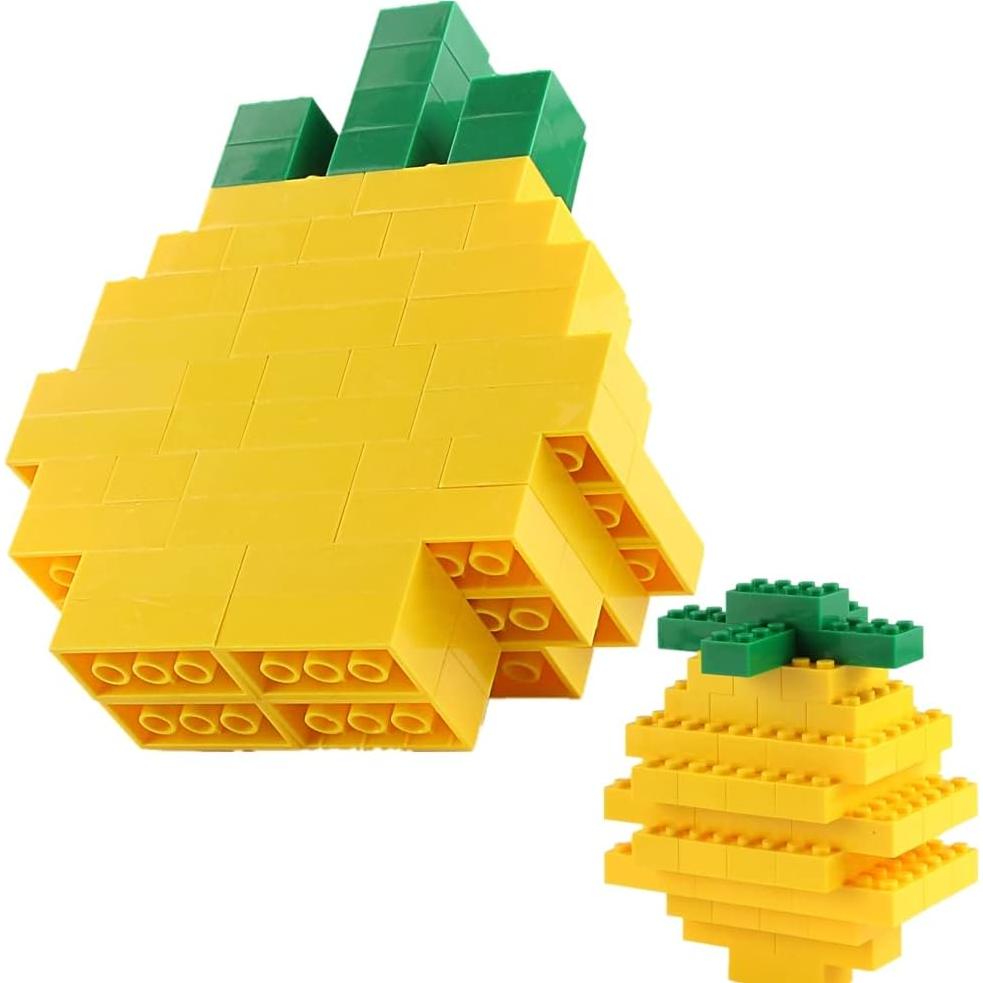 320 Piezas Bloques de Construcción Feleph Amarillo 2x4 Educativo