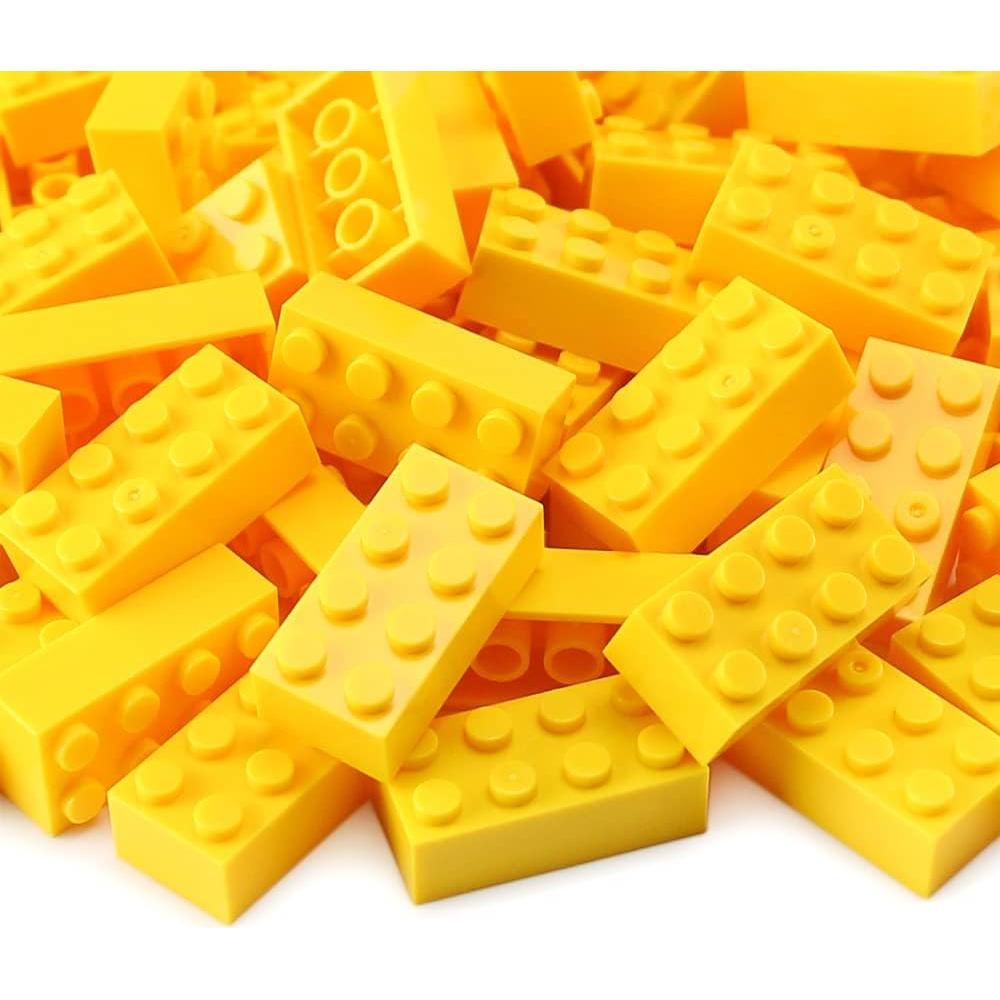 320 Piezas Bloques de Construcción Feleph Amarillo 2x4 Educativo