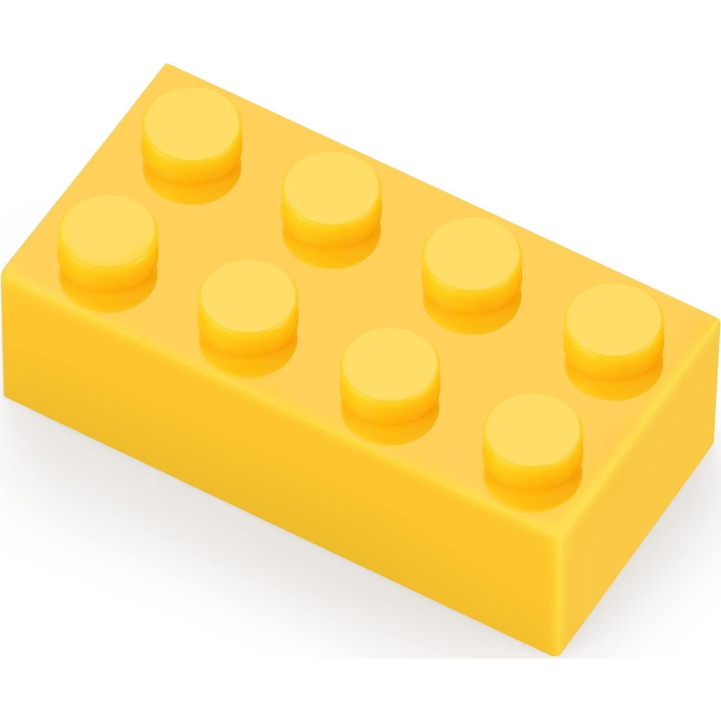 320 Piezas Bloques de Construcción Feleph Amarillo 2x4 Educativo