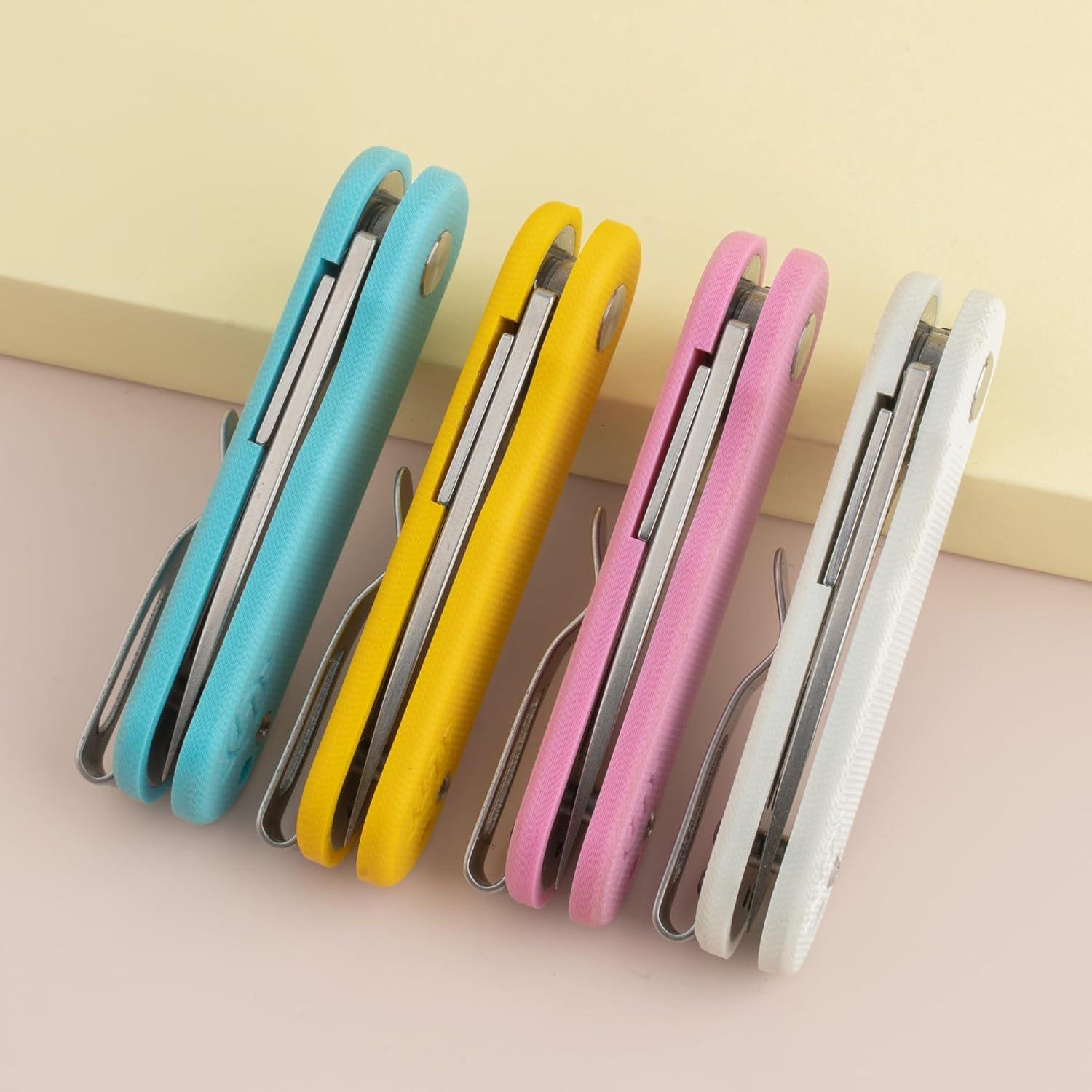 Cuchillo Plegable OLITANS G048 D2 4.9cm Mango G10 Azul