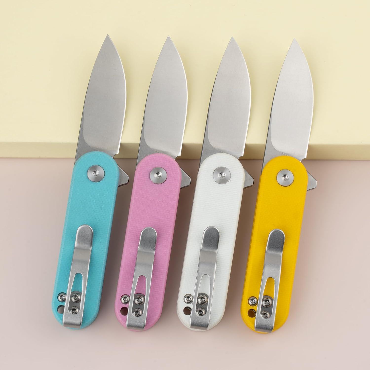 Cuchillo Plegable OLITANS G048 D2 4.9cm Mango G10 Azul