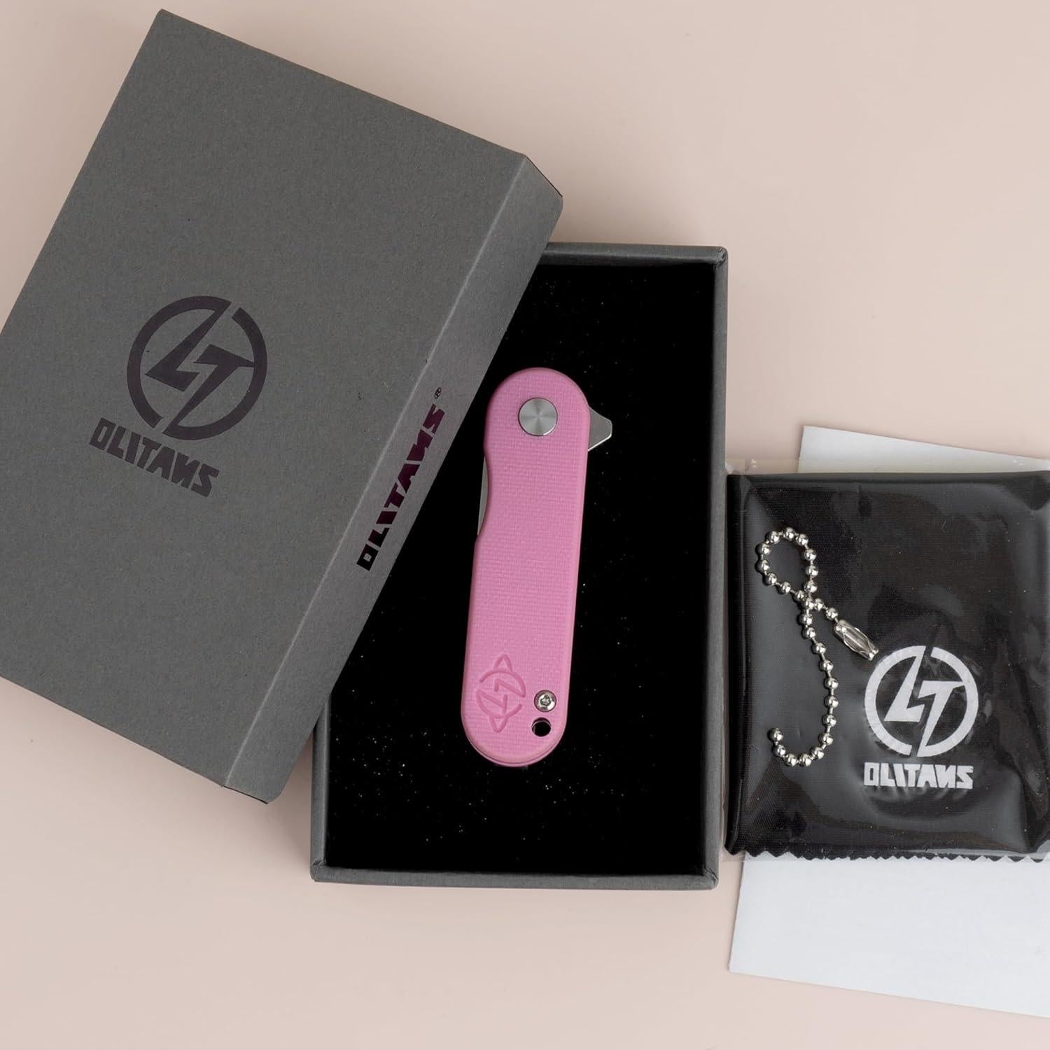 Cuchillo Plegable OLITANS G048 D2 4.9cm Mango G10 Azul