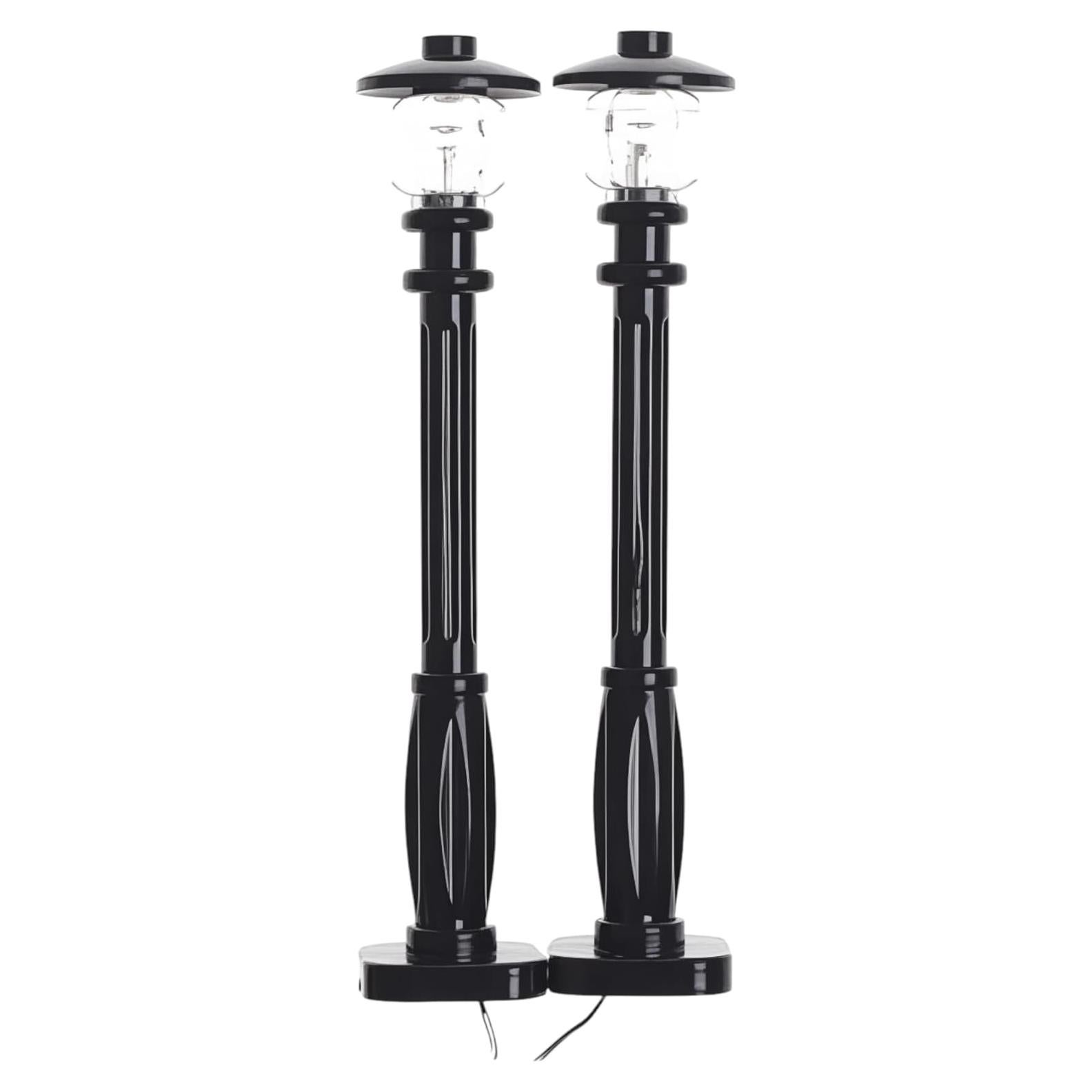 Juego de postes de luz LED General Jim para bloques de Lego