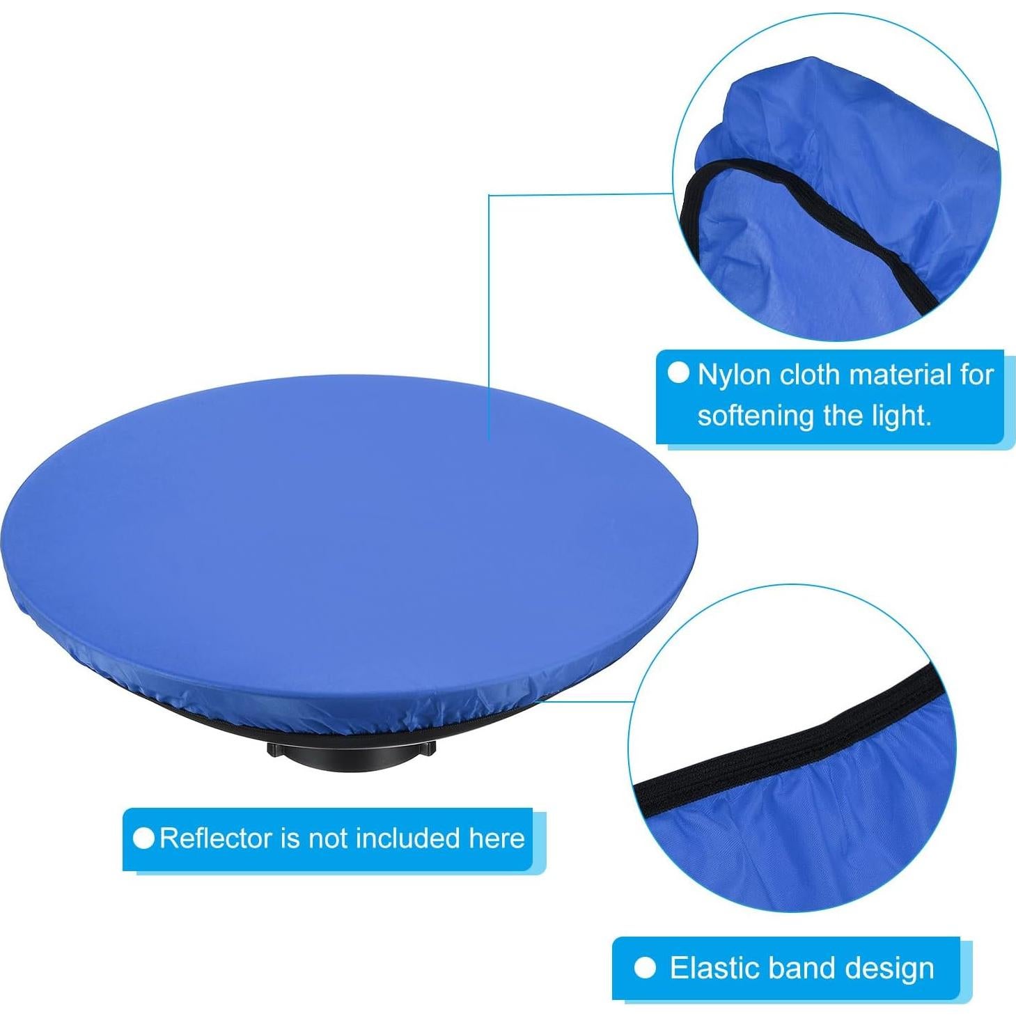 Funda de Lámpara Difusora Suave PATIKIL 42cm Azul