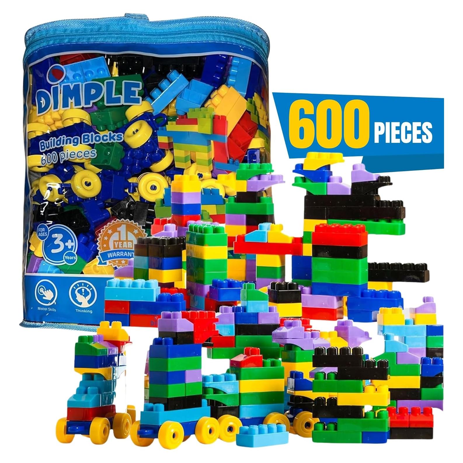 Bloques de Construcción Dimple 600 Piezas Multicolores