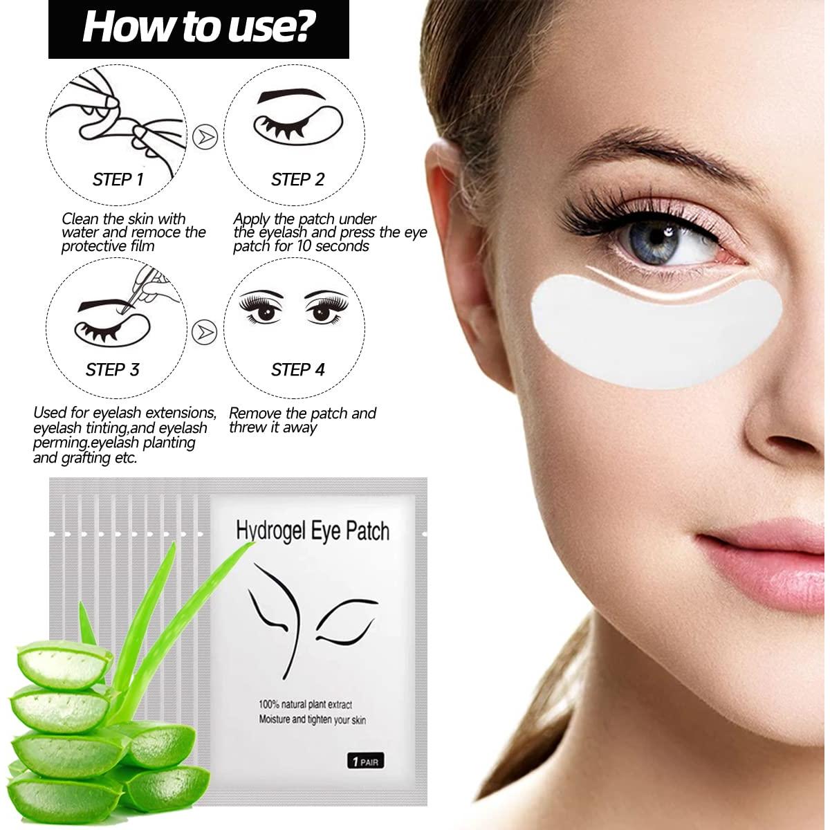 Kit de Extensión de Pestañas DNSGOOR para Principiantes 0.07D 8-15mm