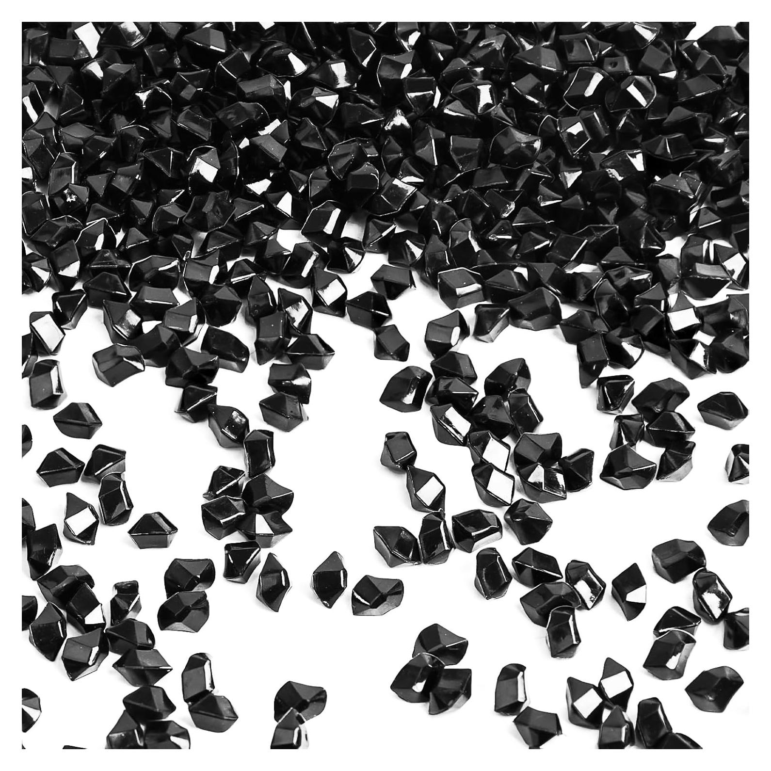 Rocas de Hielo Falsas Negras DomeStar 4200PCS para Decoración