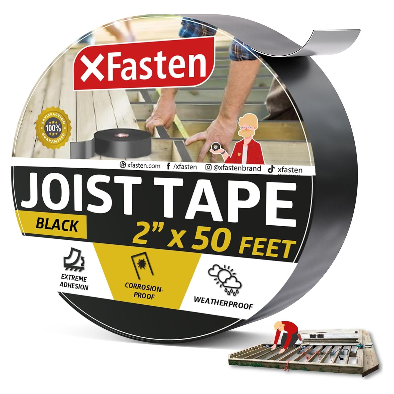 Cinta Butílica XFasten 5 cm x 15 m Impermeable para Decking