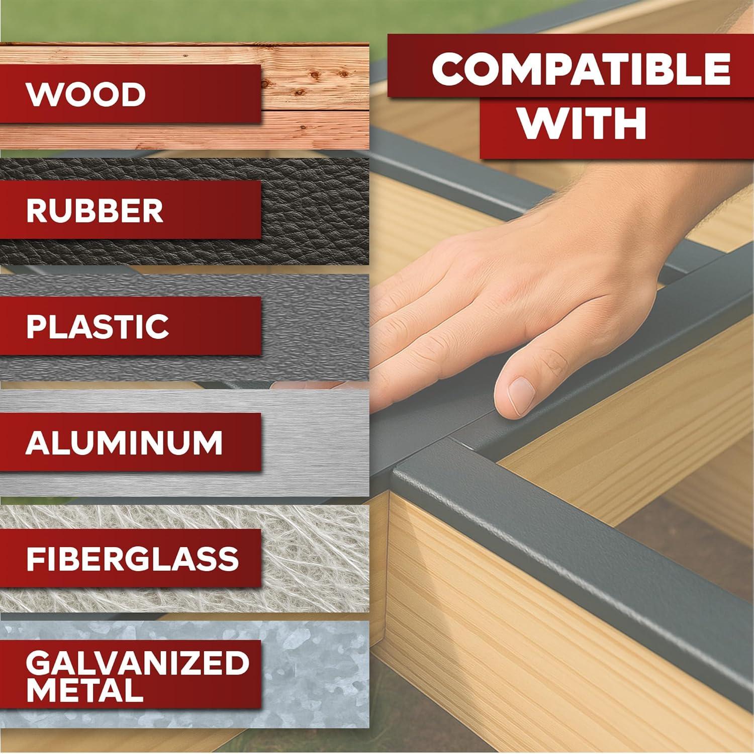 Cinta Butílica XFasten 5 cm x 15 m Impermeable para Decking