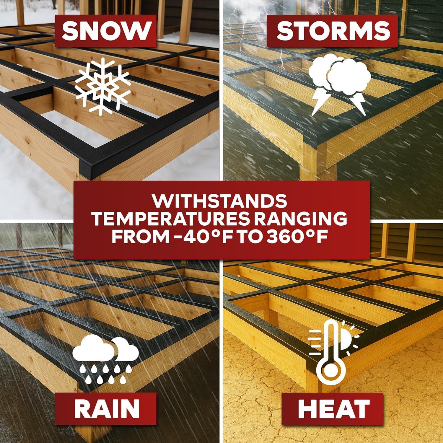 Cinta Butílica XFasten 5 cm x 15 m Impermeable para Decking