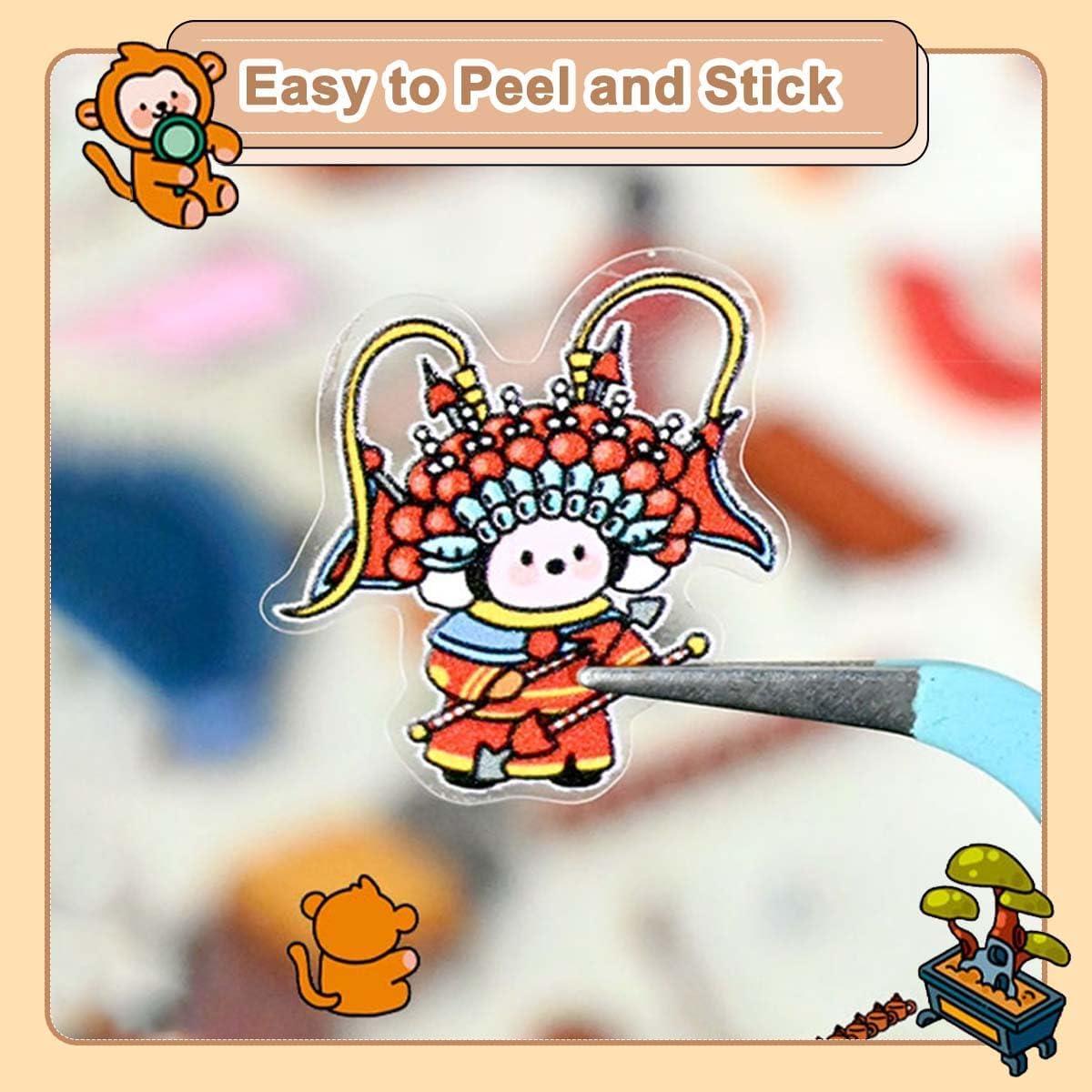 Stickers 3D DIY Maubbor - 8 Piezas Multicolor para Adultos