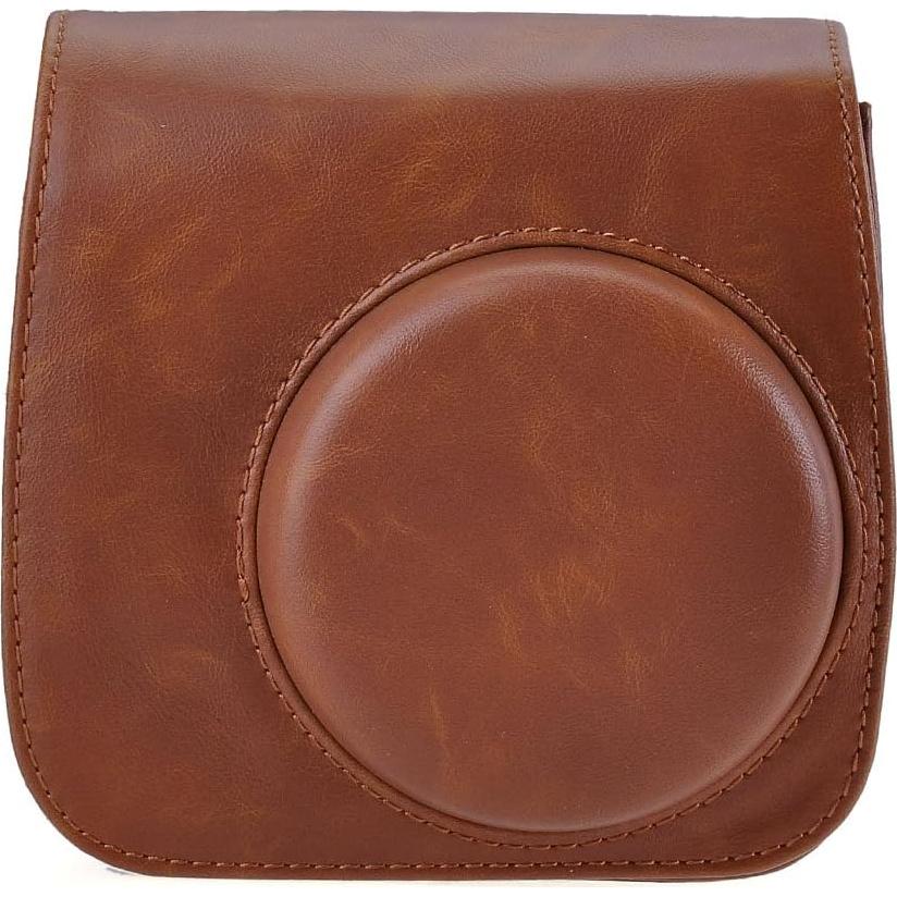 Funda de cámara Yoption para Fujifilm Instax Mini 11/9/8/8+ marrón