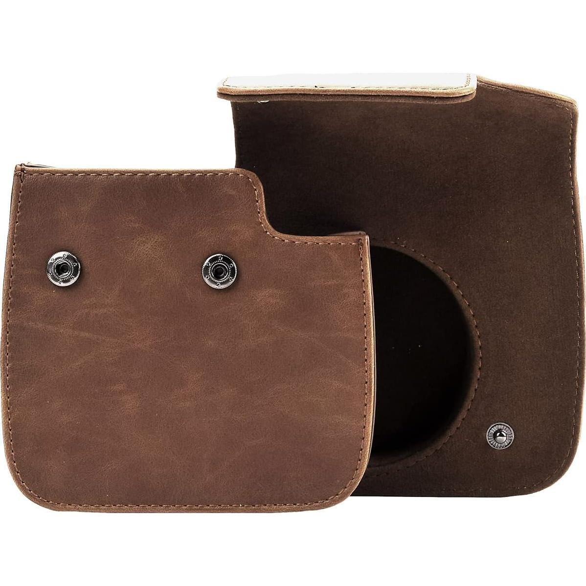 Funda de cámara Yoption para Fujifilm Instax Mini 11/9/8/8+ marrón