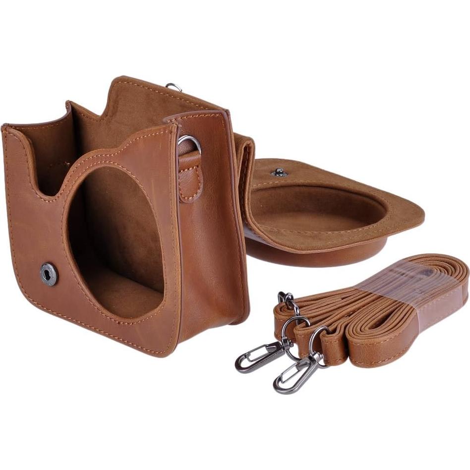 Funda de cámara Yoption para Fujifilm Instax Mini 11/9/8/8+ marrón