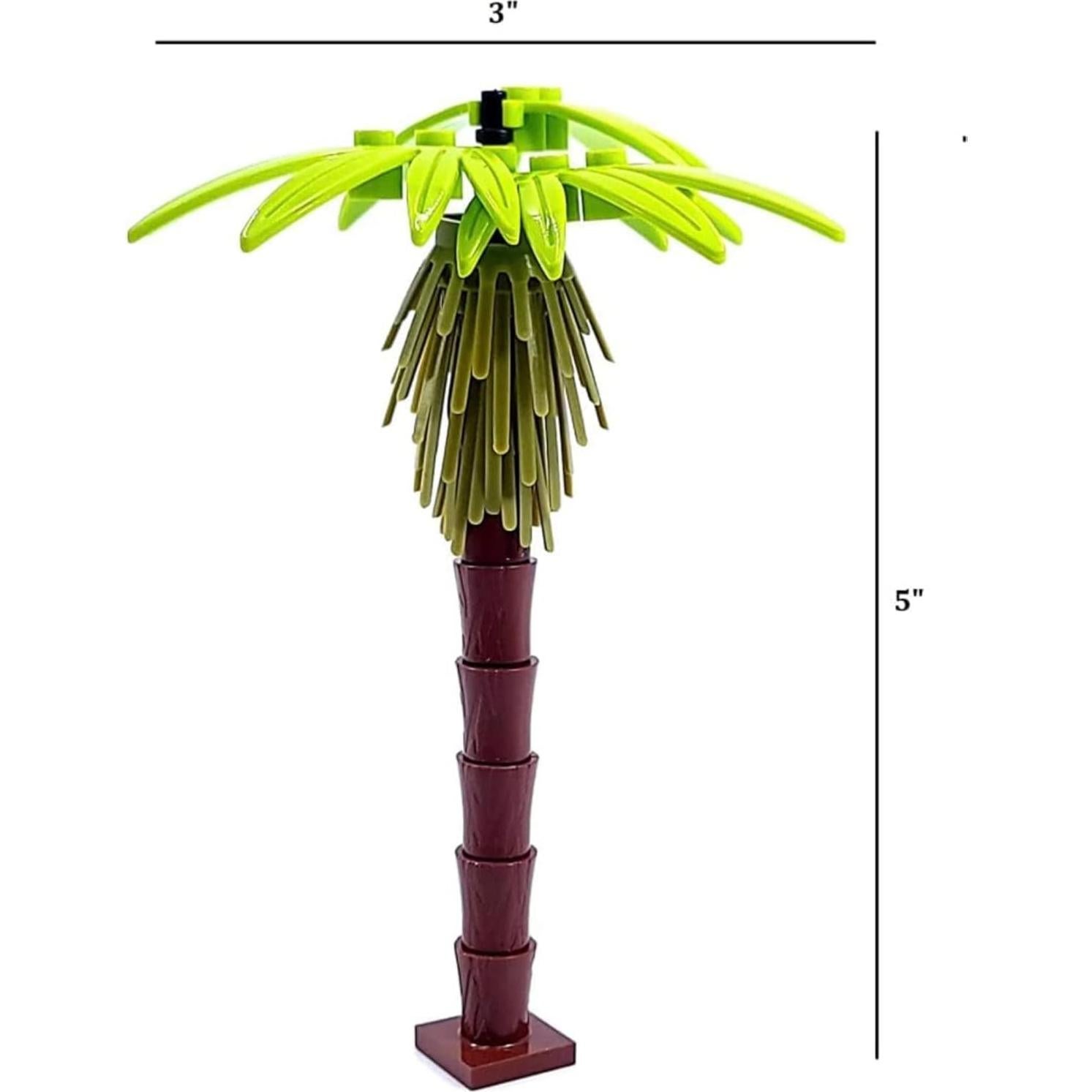 Juego de Bloques Modular General Jim 75 Piezas Palmeras 12,7 cm