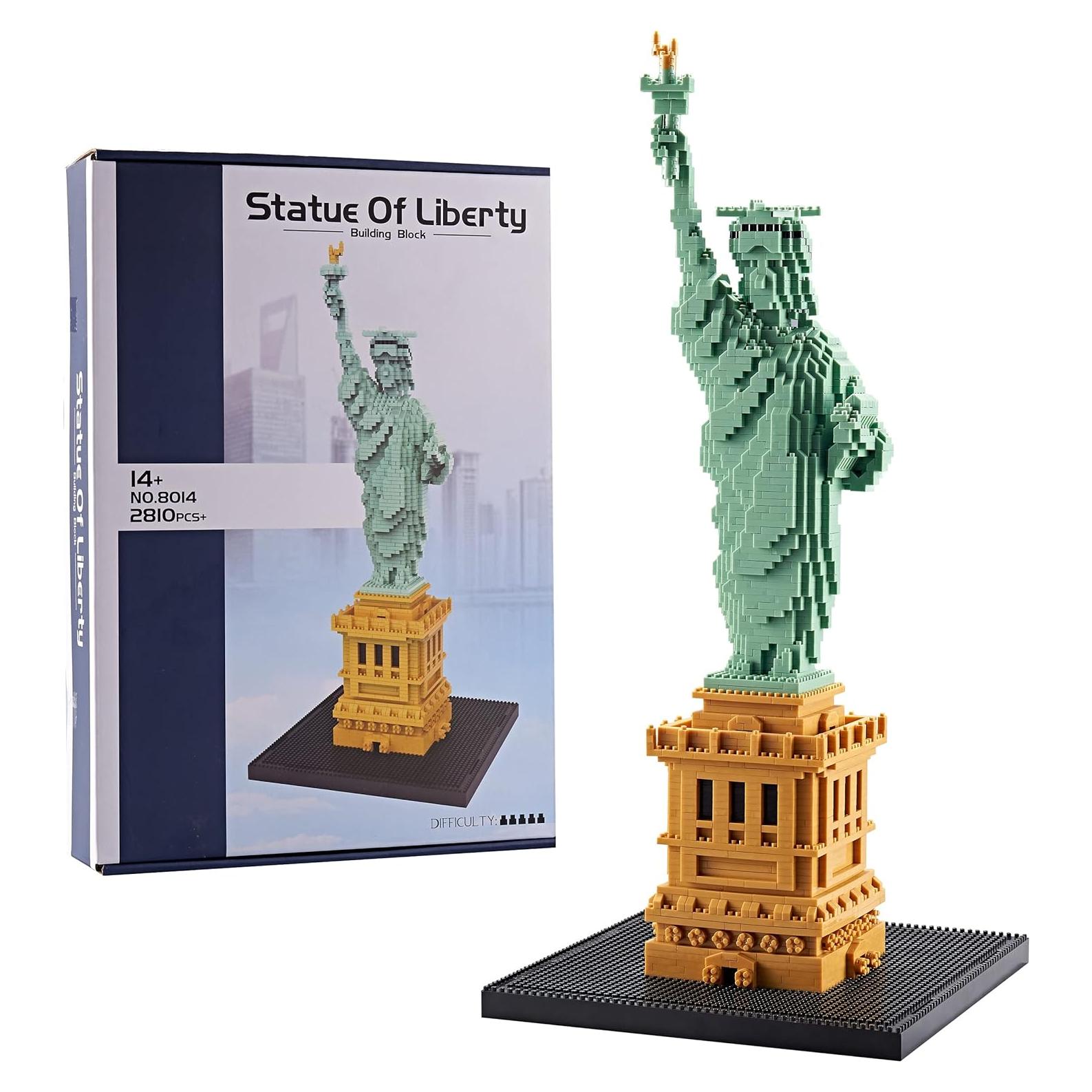 Conjunto de Bloques Estatua de la Libertad KLMEi 2810 PCS