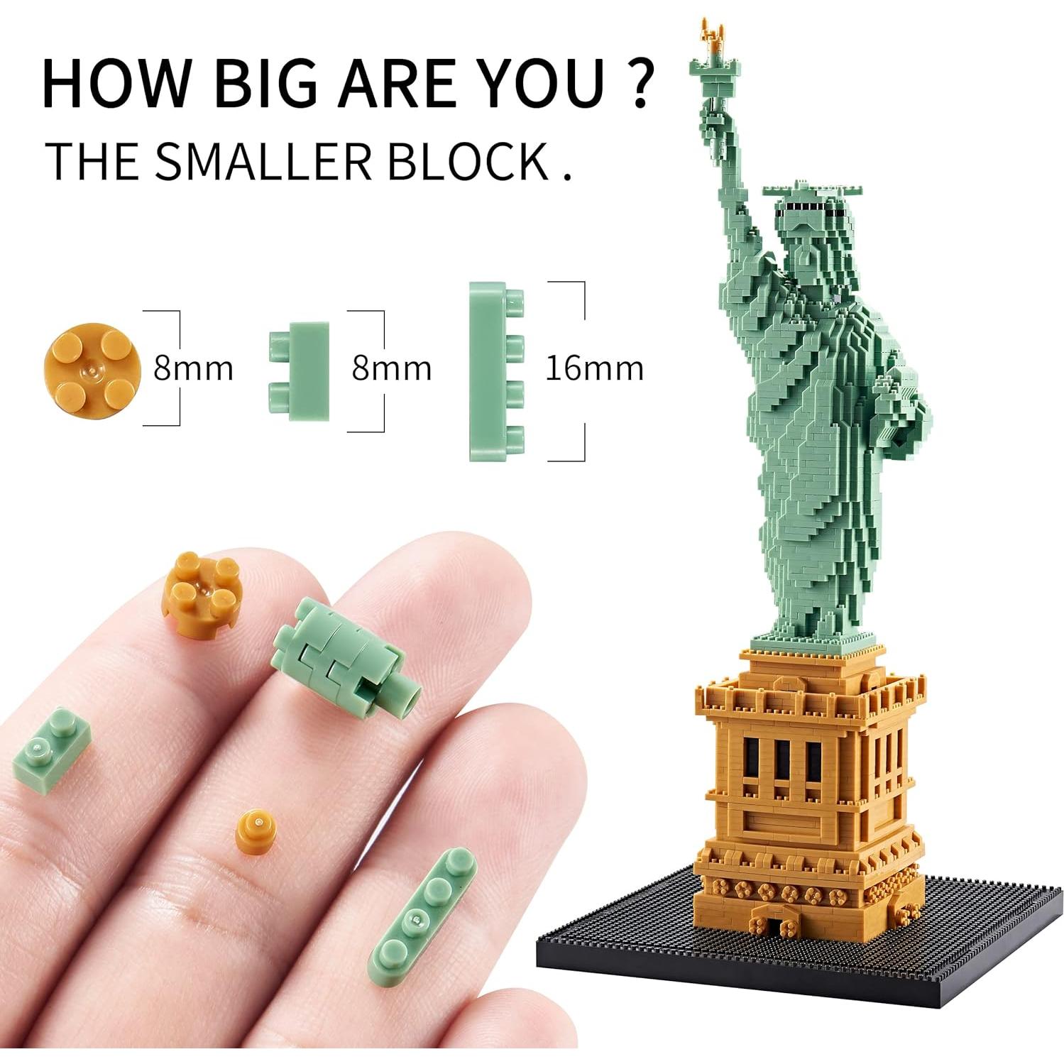 Conjunto de Bloques Estatua de la Libertad KLMEi 2810 PCS