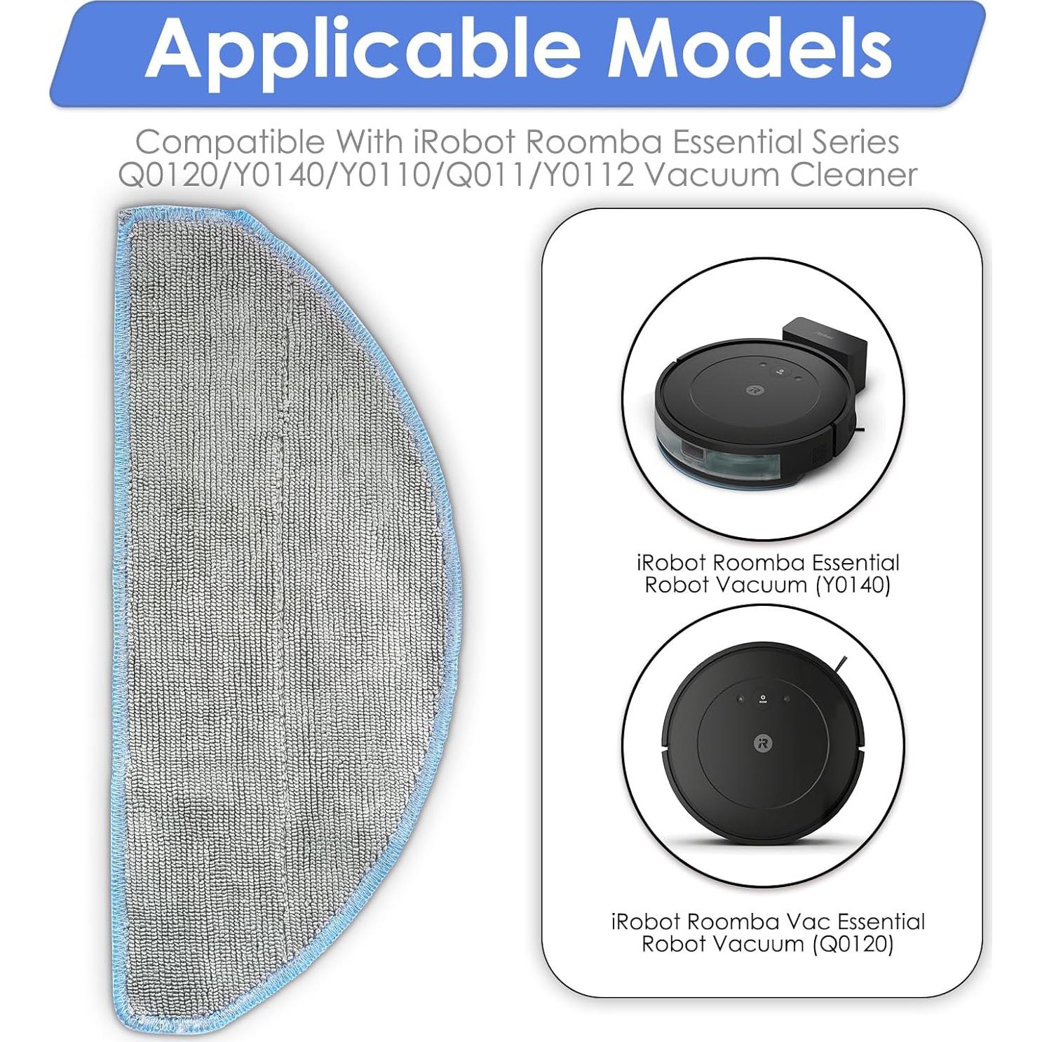 4 Almohadillas de Mopa Reemplazo FILTERIST Q052020 para iRobot Roomba