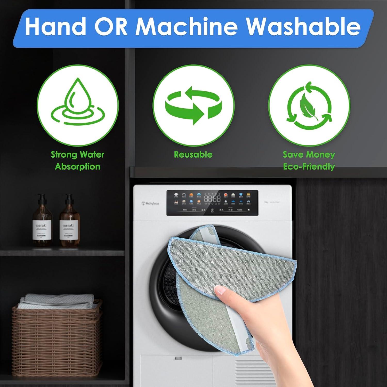 4 Almohadillas de Mopa Reemplazo FILTERIST Q052020 para iRobot Roomba