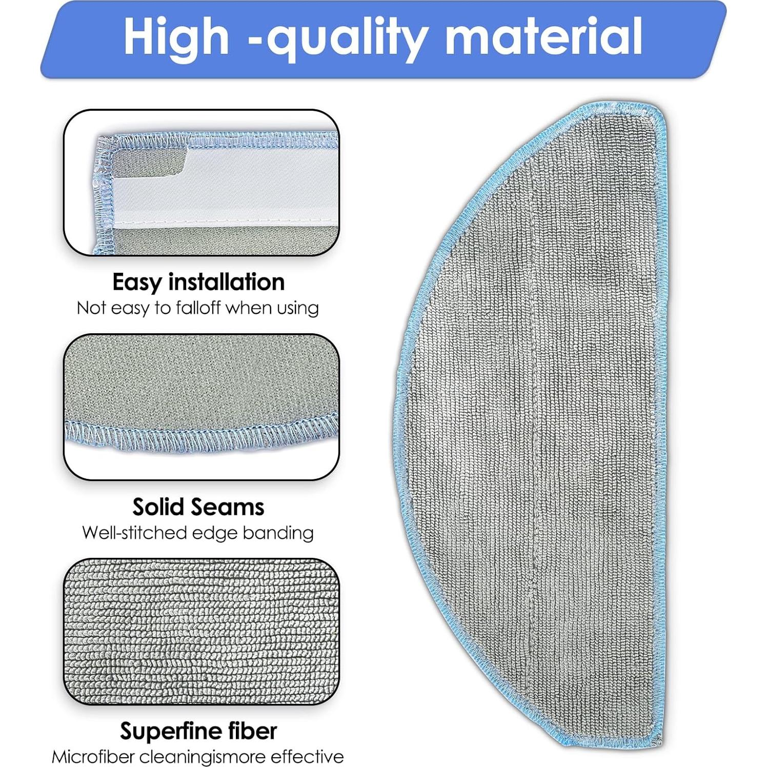 4 Almohadillas de Mopa Reemplazo FILTERIST Q052020 para iRobot Roomba